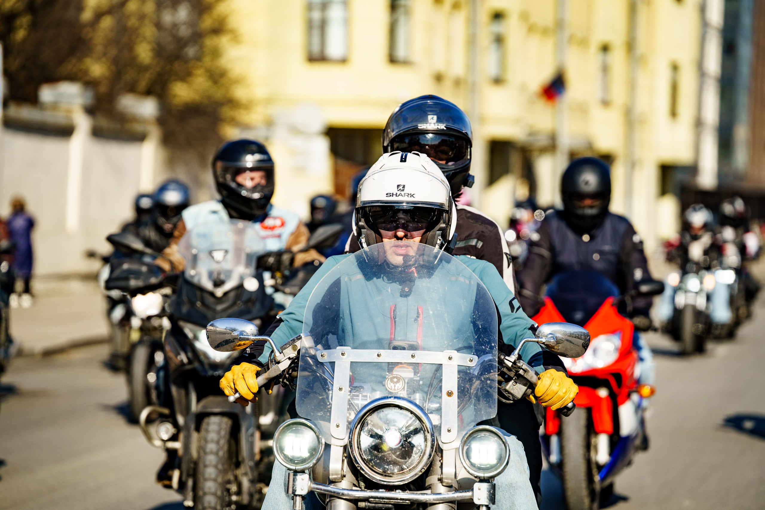 Прохват мотоклуба Norman Riders ч.1. Концертный и репортажный фотограф в Санкт-Петербурге Слава Пахомов