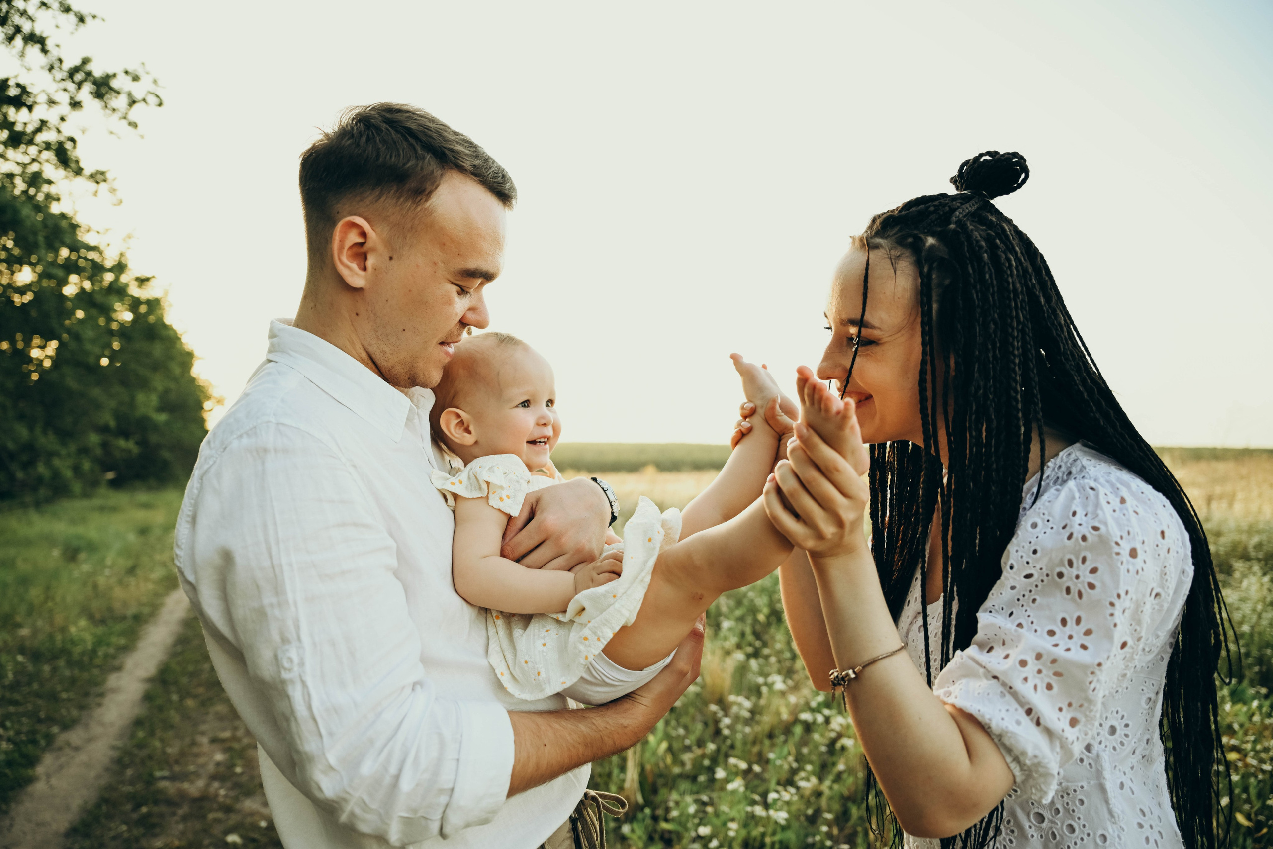 Ромашковое поле. Семейный фотограф в Москве Люберцах Ирина Вронская