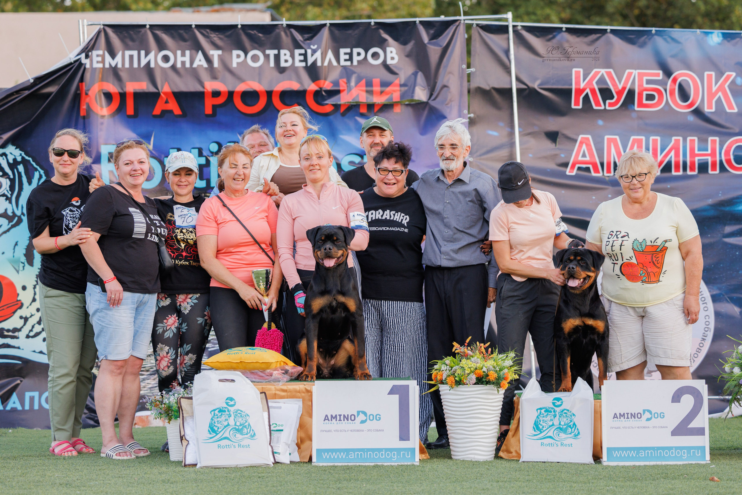 Анапа ротвейлеры 14-15.09.2024. Фотограф-анималист Юлия Германика