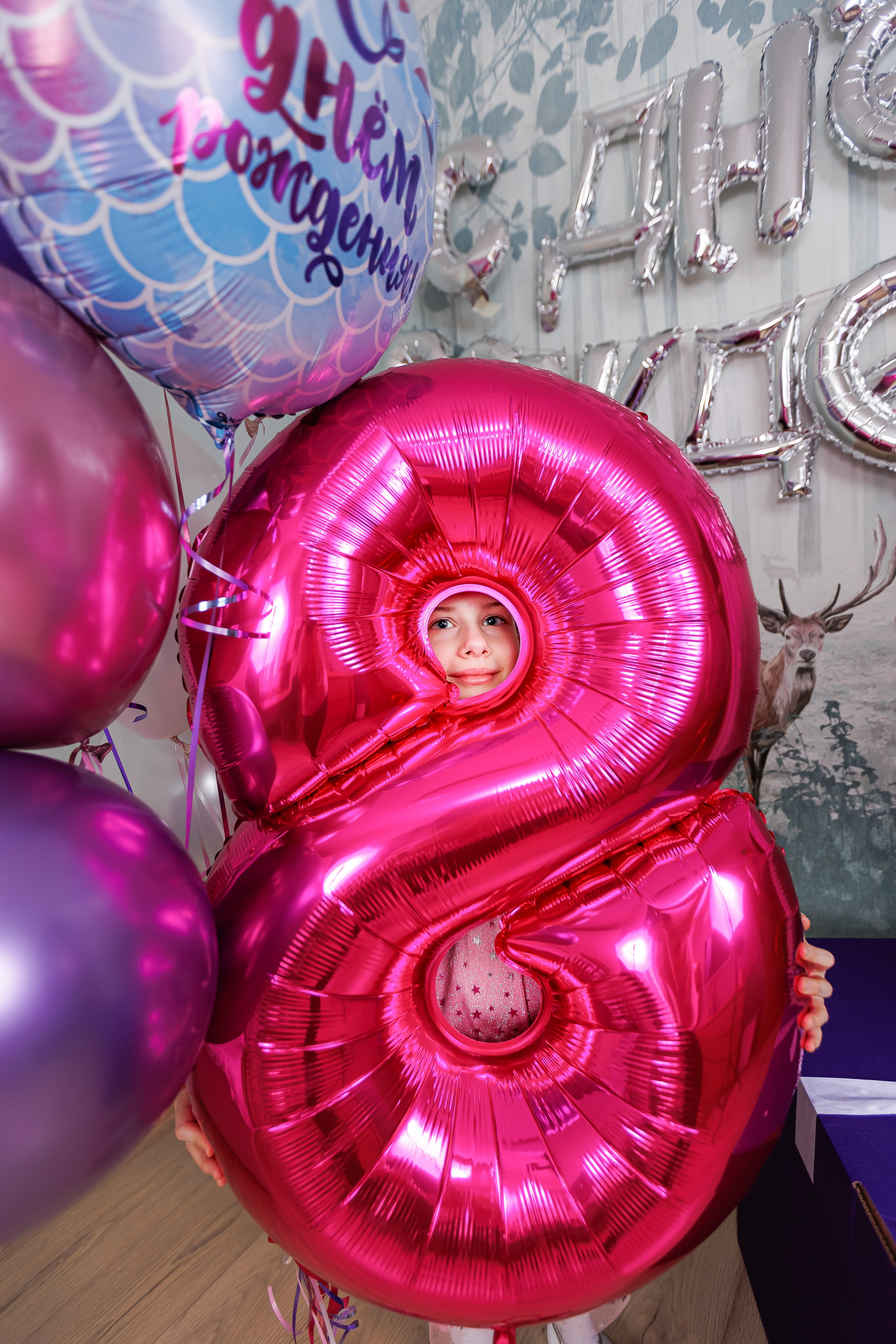 День рождения Вики. Съёмка дома. Семейный и детский фотограф Комина Елена, Власиха, Одинцово