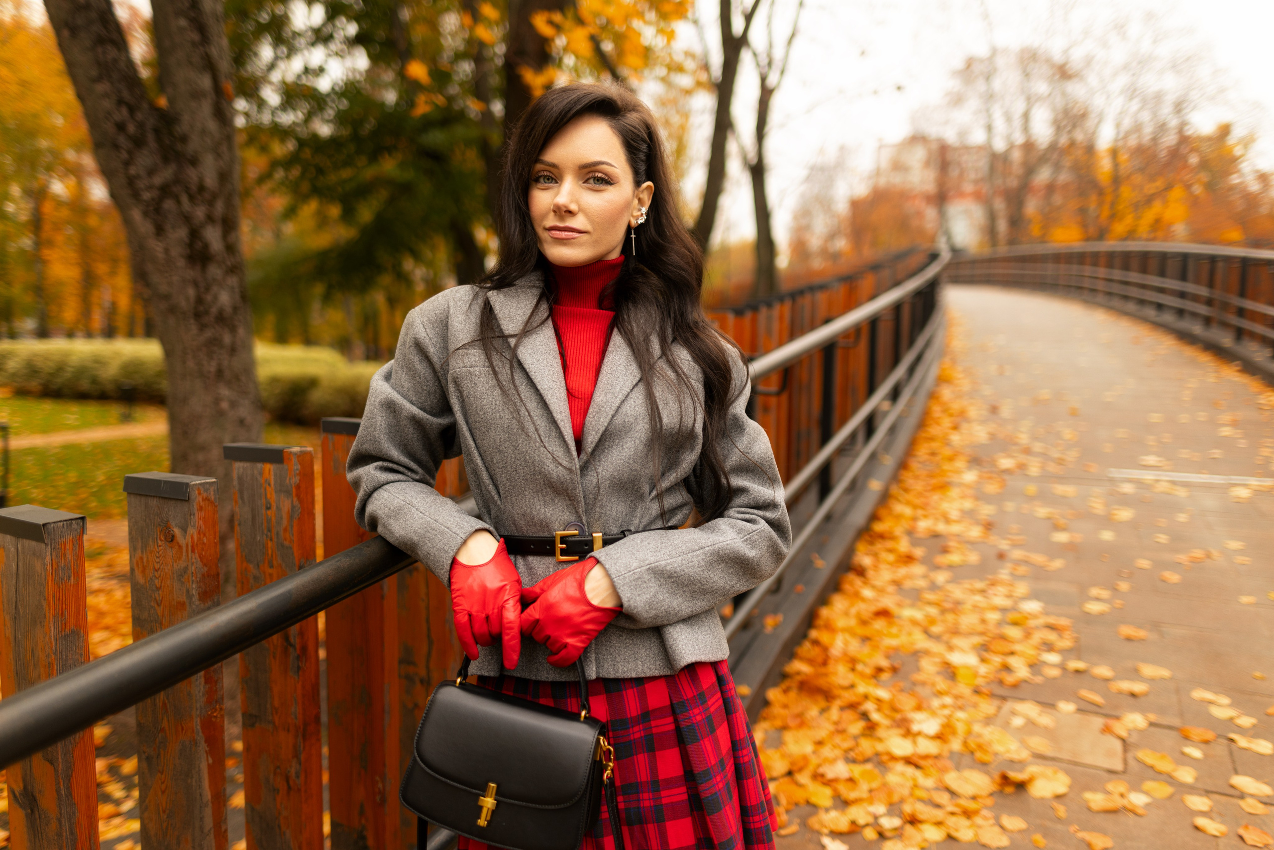 Фотосет с Екатериной в парке на осеннюю тему для «себя»