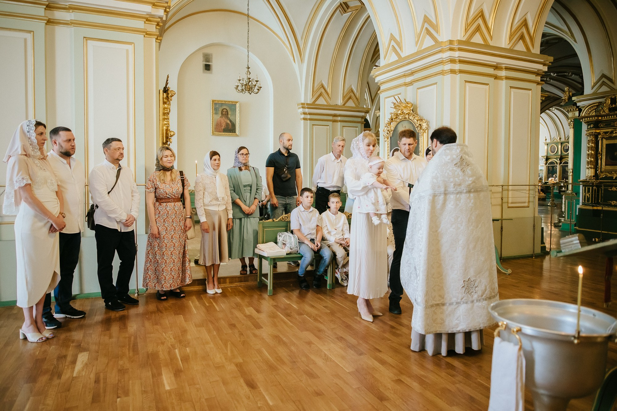 Крещение Киры. Никольский Морской собор СПб. Фотограф на венчание, крещение
