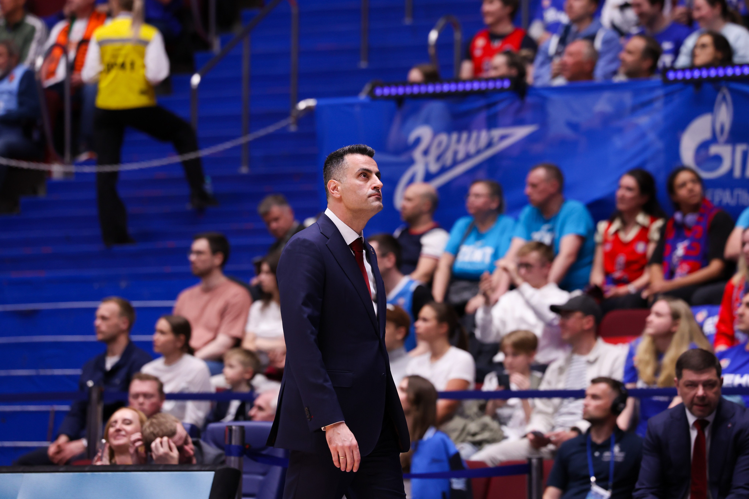 БК «Зенит» — БК «ЦСКА» финал ЕЛ ВТБ 1 игра 27.05.2025. Спортивный и репортажный фотограф Антон Тереханов