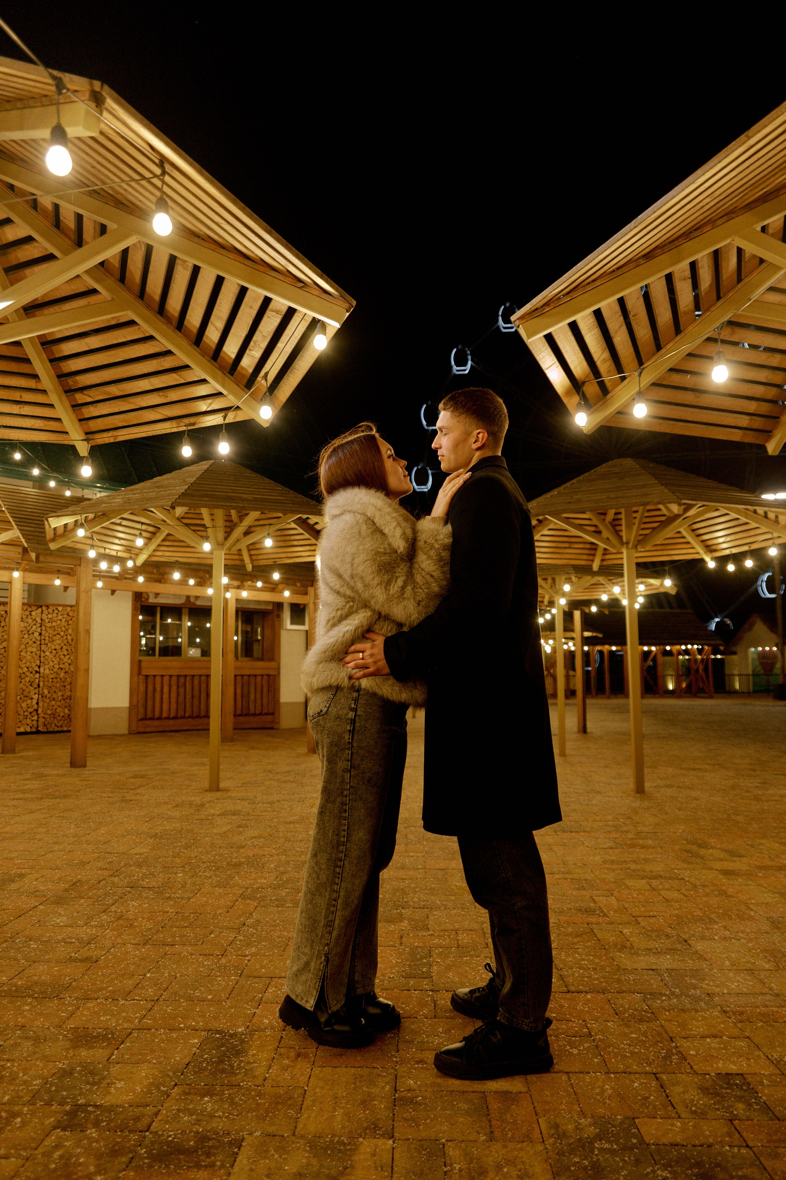 Зимняя фотосессия love story