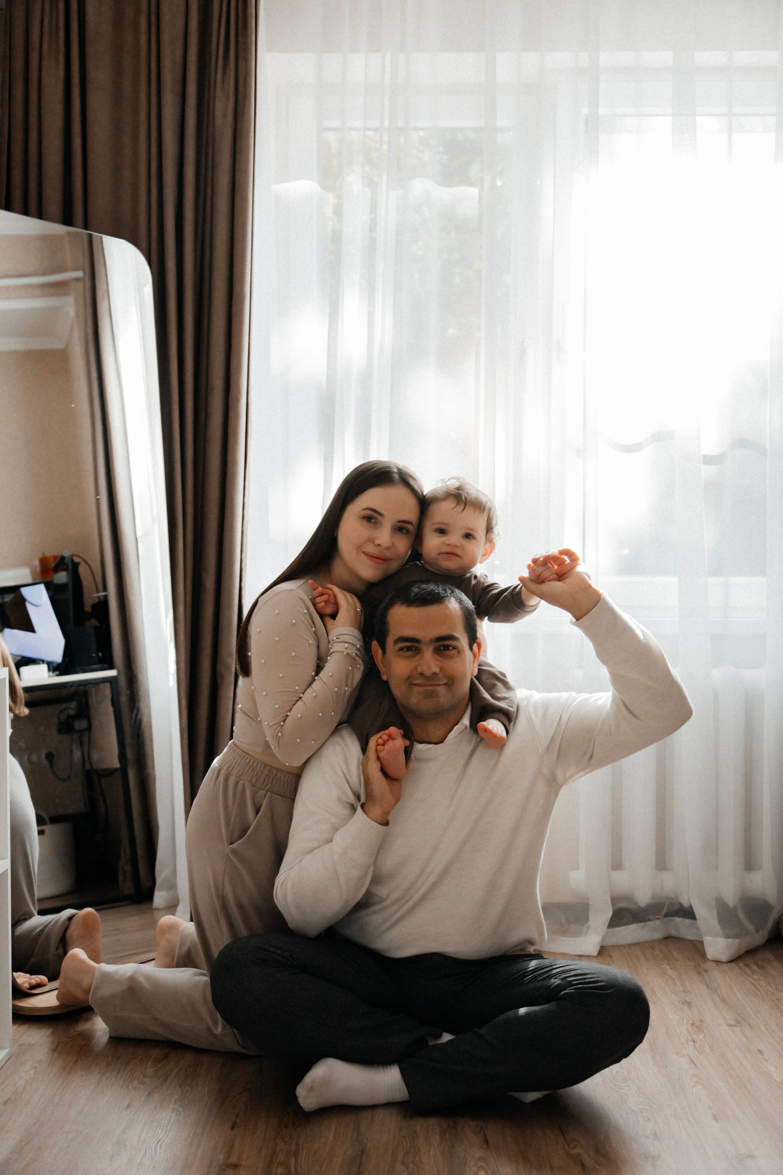 Семейная домашняя съемка. Семейный фотограф в Сочи, Лоо, Дагомысе, Вардане Кучумова Олеся