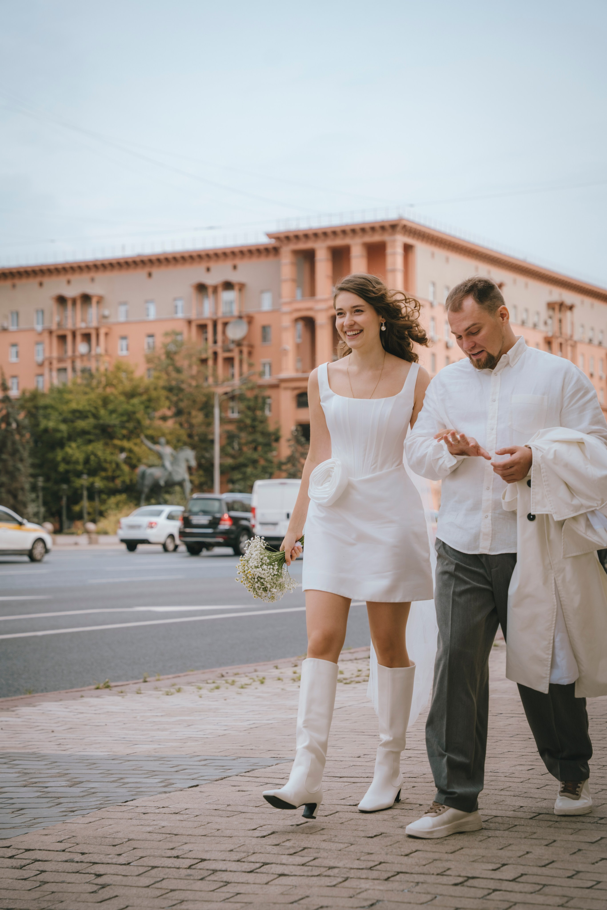 Прогулка молодожёнов. Портретный фотограф в Смоленске и Москве Мария Громова