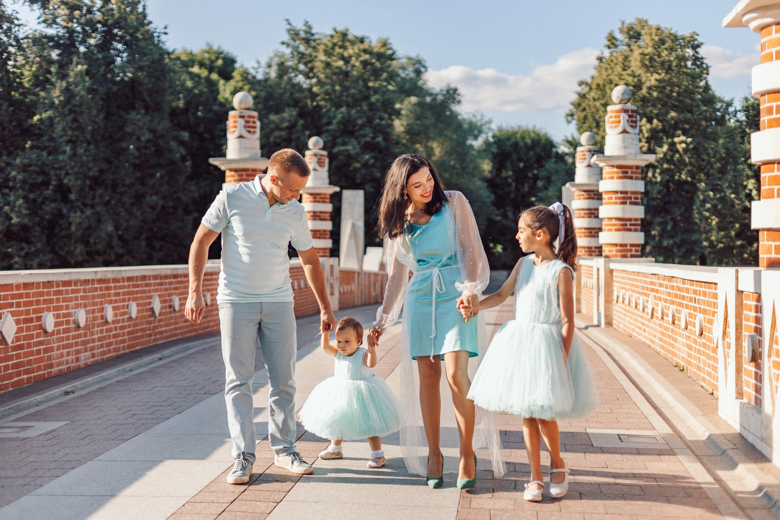 семейная прогулка в парке Царицыно