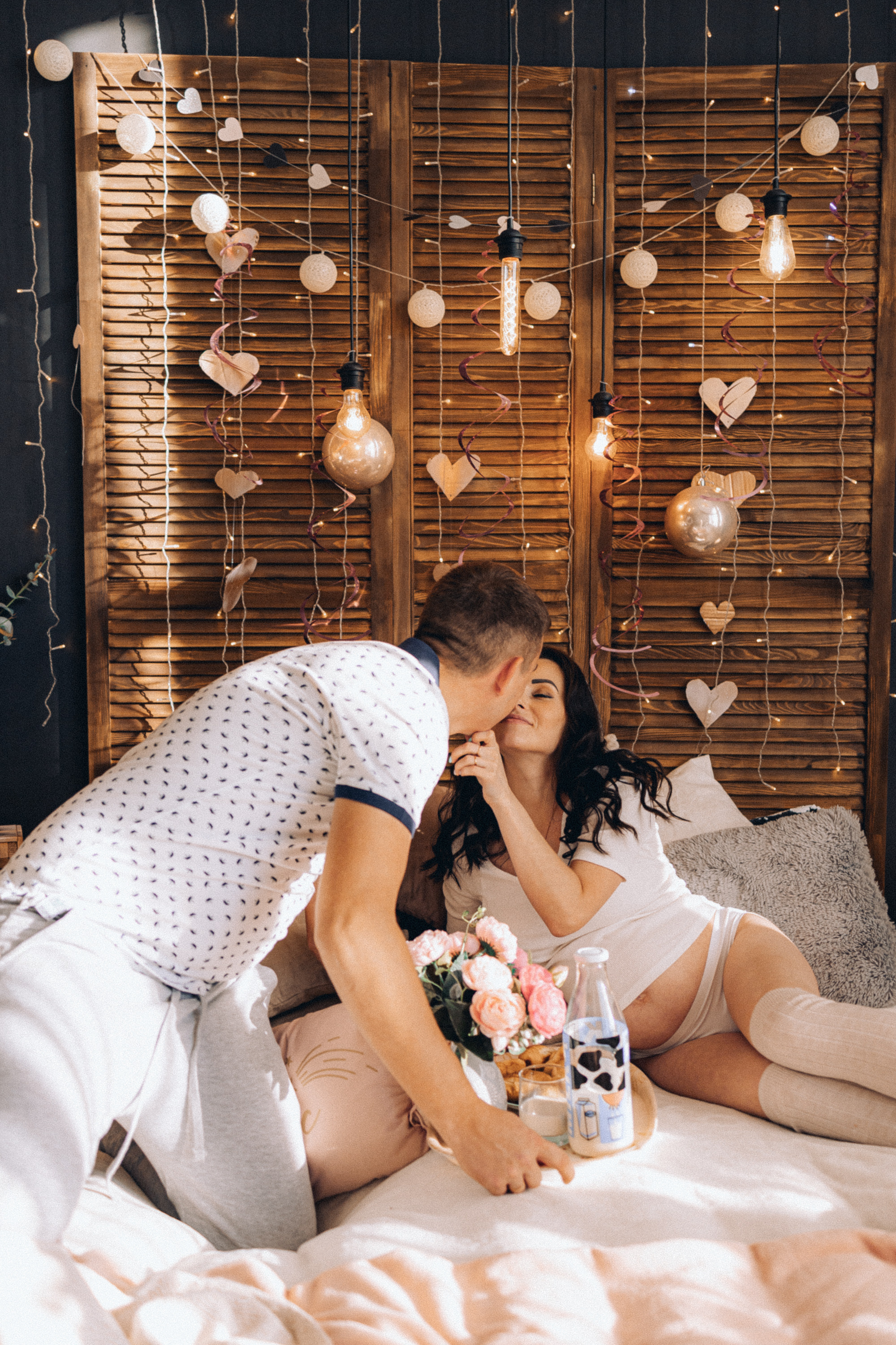 Фотосессия беременности в студии