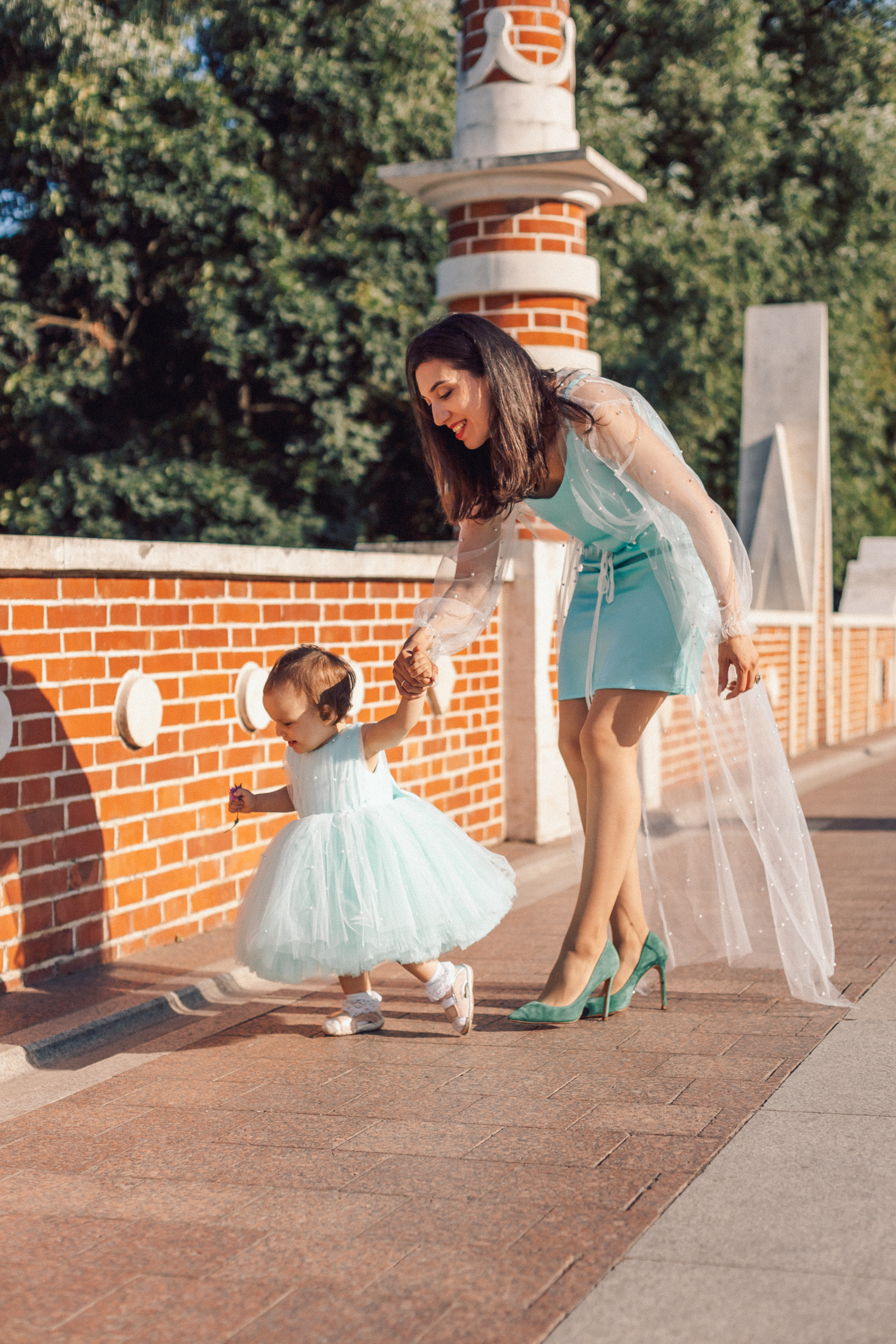 Семейная прогулка в парке Царицыно