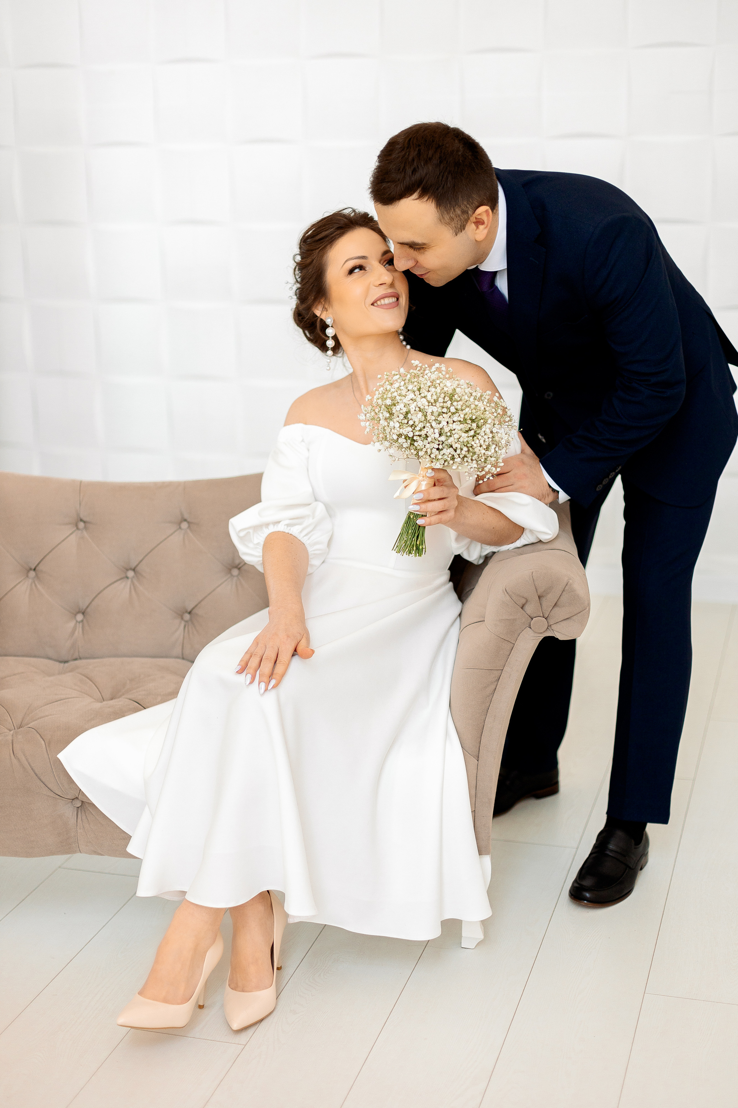 Свадебная съемка в студии. Семейный Фотограф в Москве Евгения Симоненко