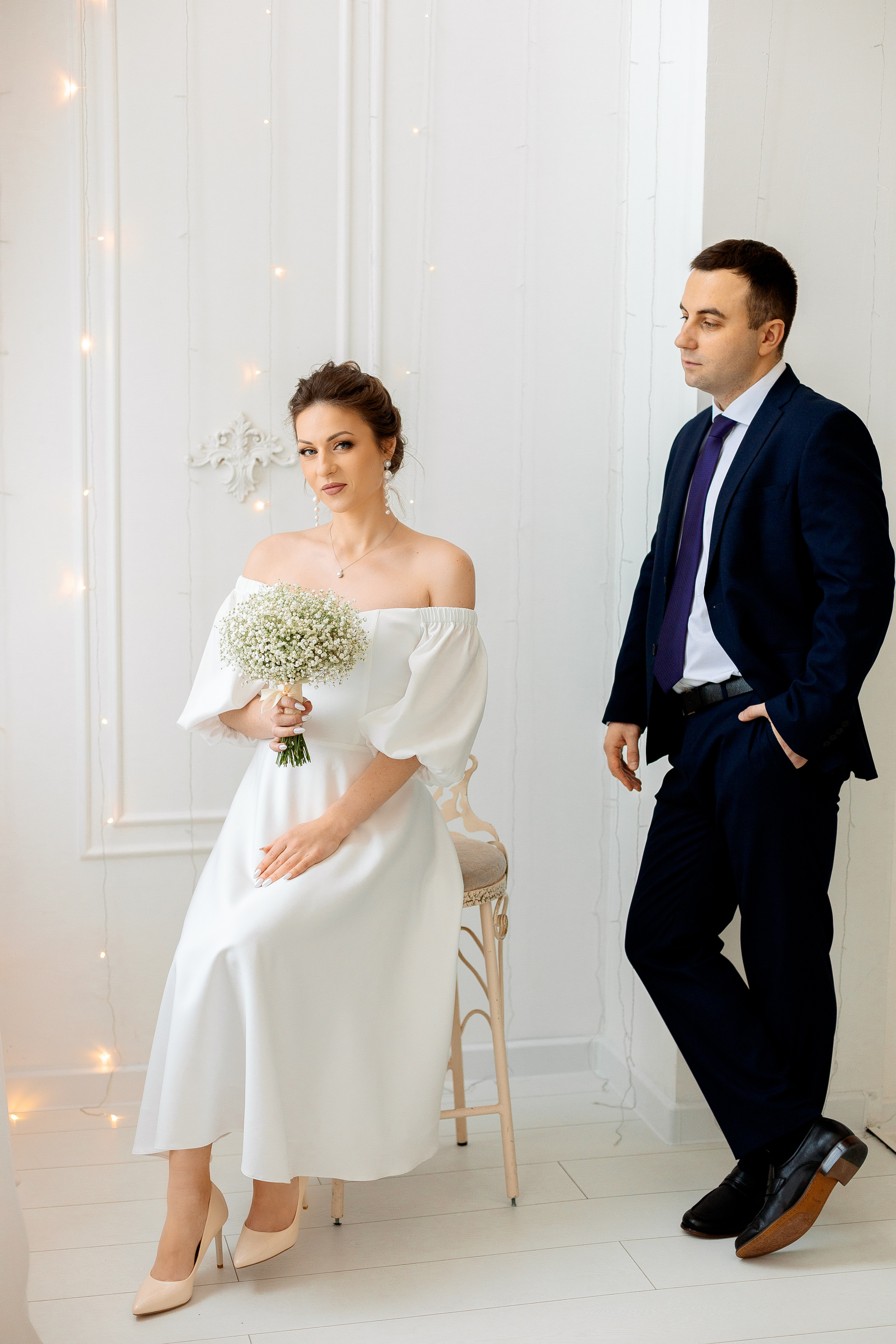 Свадебная съемка в студии. Семейный Фотограф в Москве Евгения Симоненко