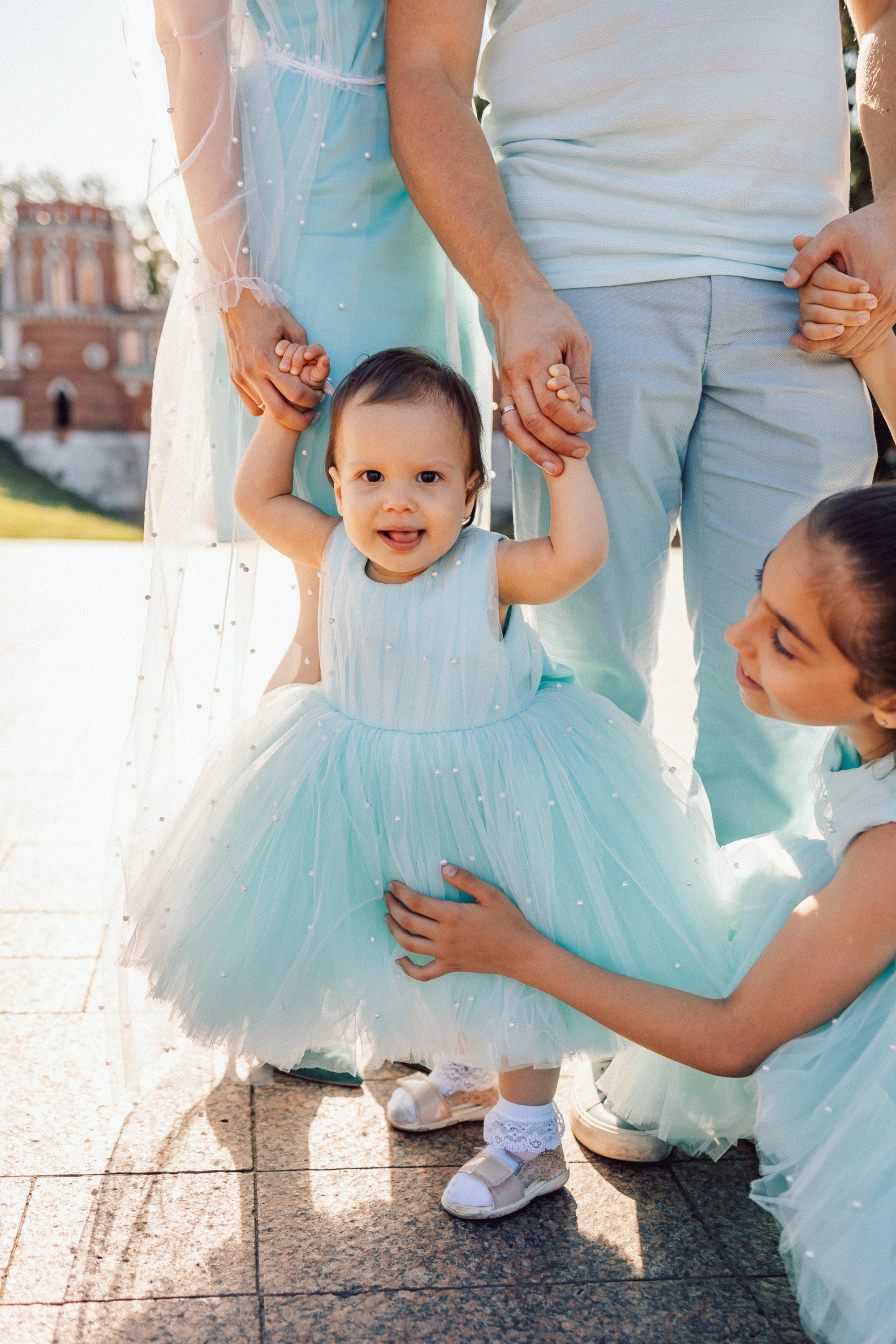 Семейная прогулка в парке Царицыно