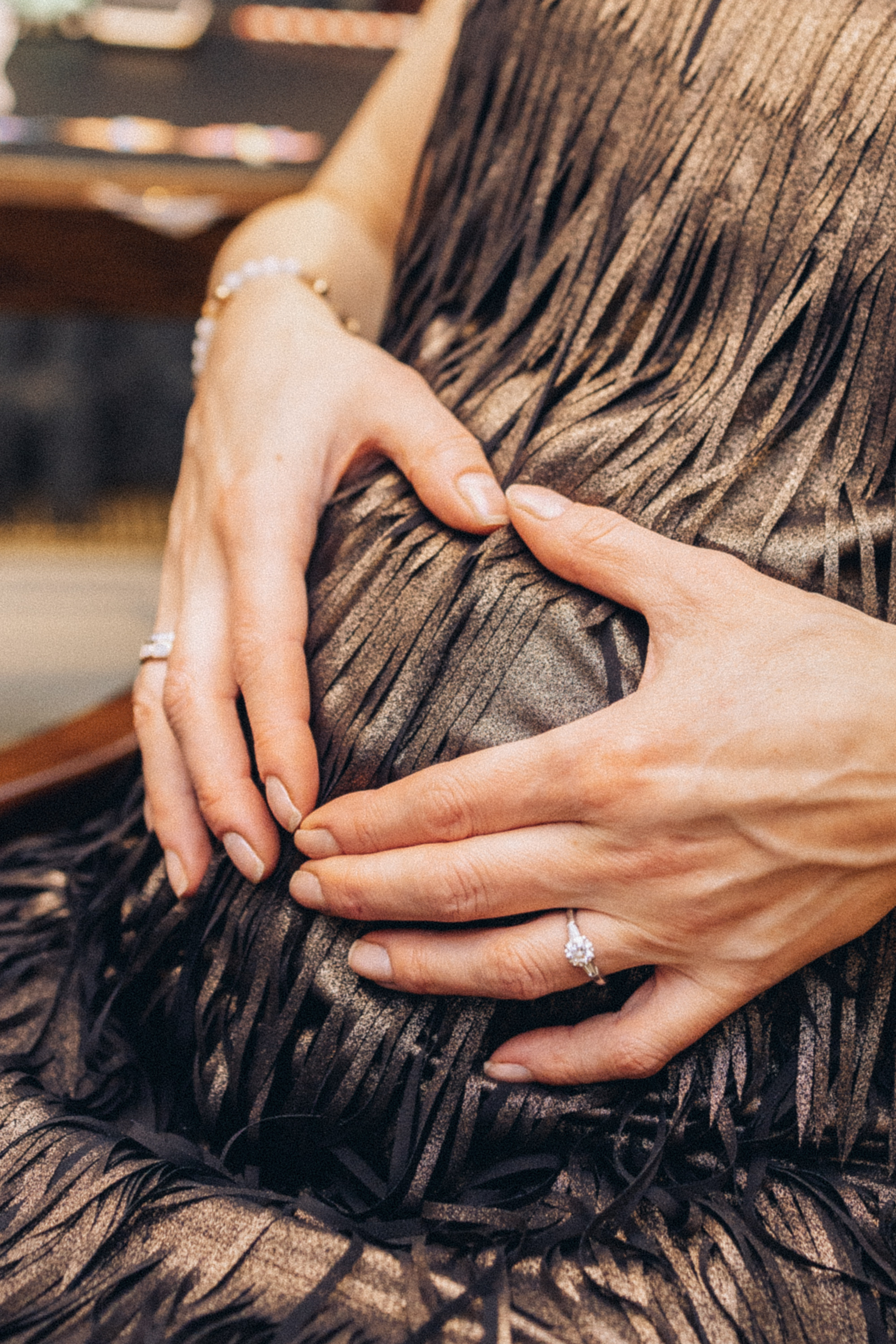 сердечко на животе