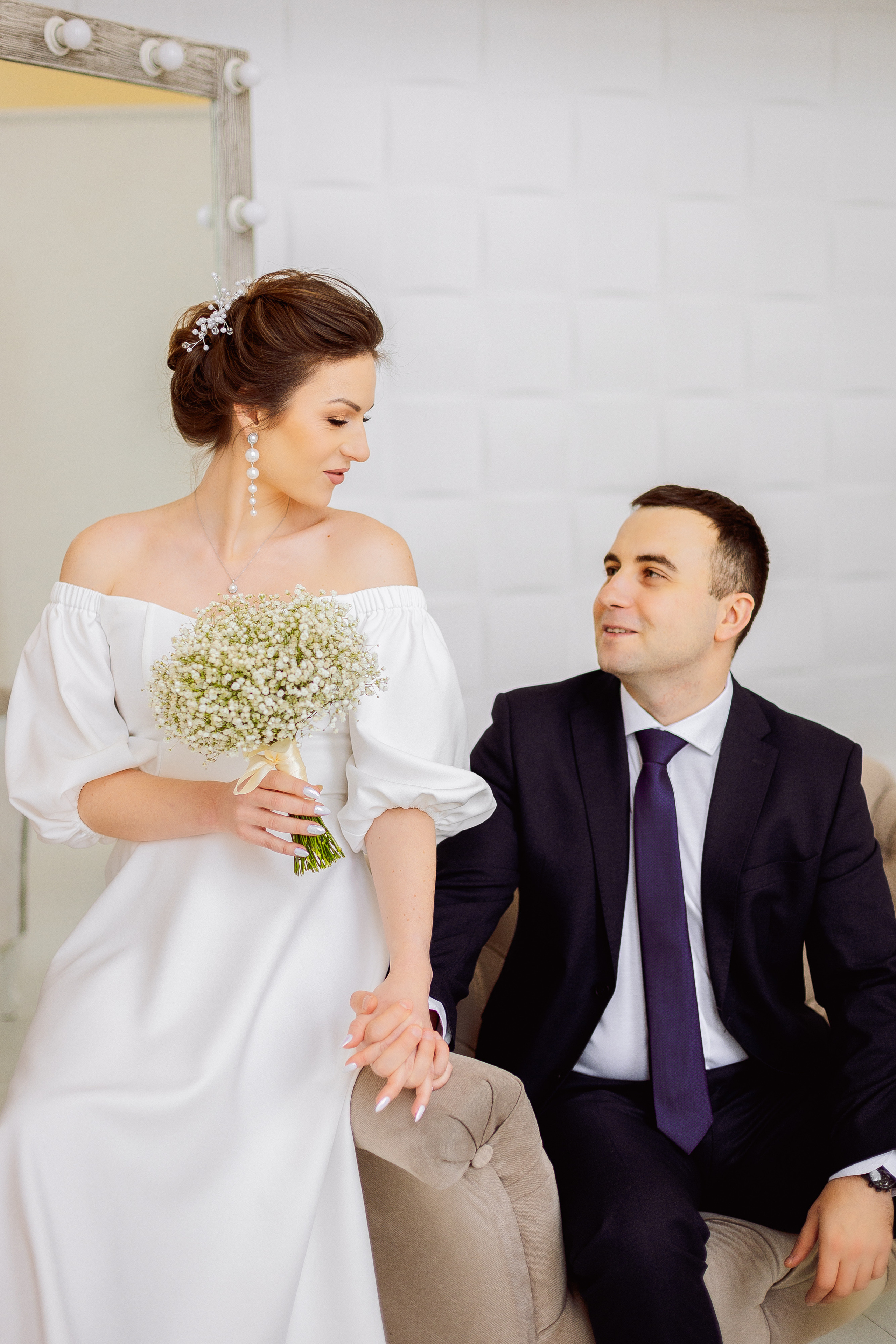 Свадебная съемка в студии. Семейный Фотограф в Москве Евгения Симоненко