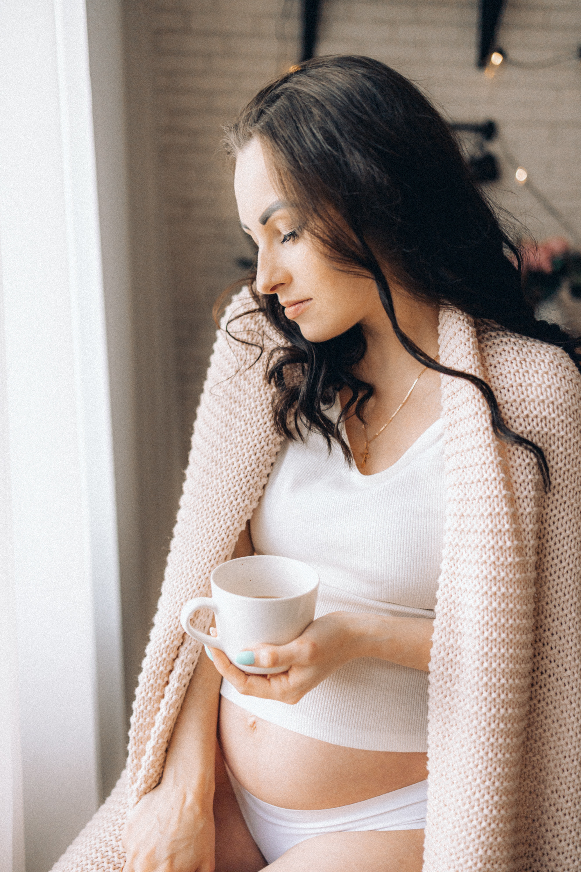 Фотосессия беременности в студии