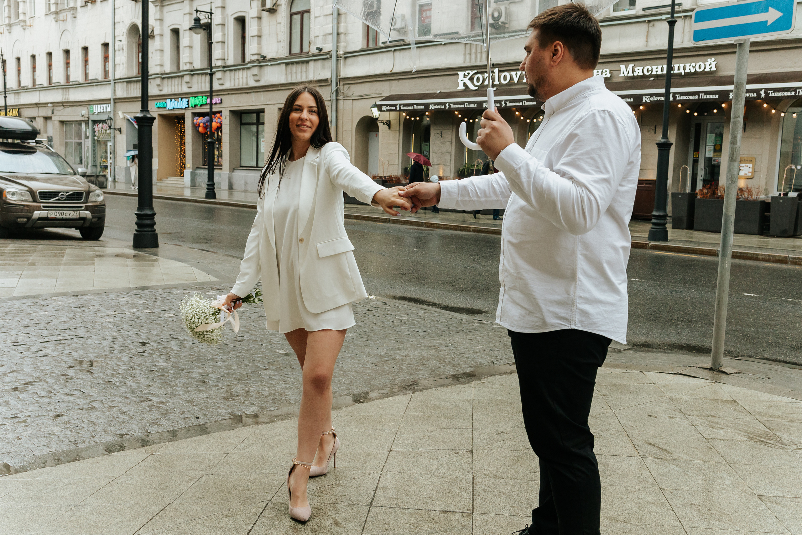 Свадебная прогулка по центру Москвы. Семейный Фотограф в Москве Евгения Симоненко