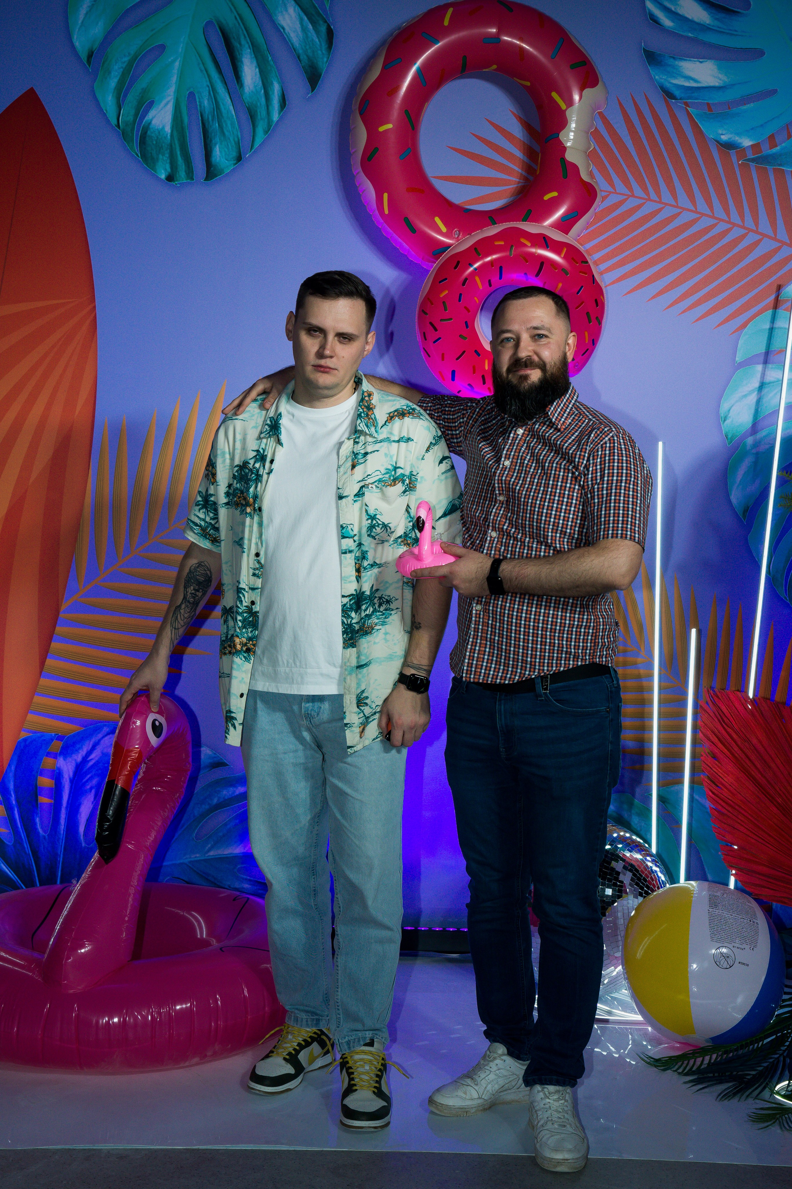 МТС корпоратив Гавайская вечеринка. Фотограф