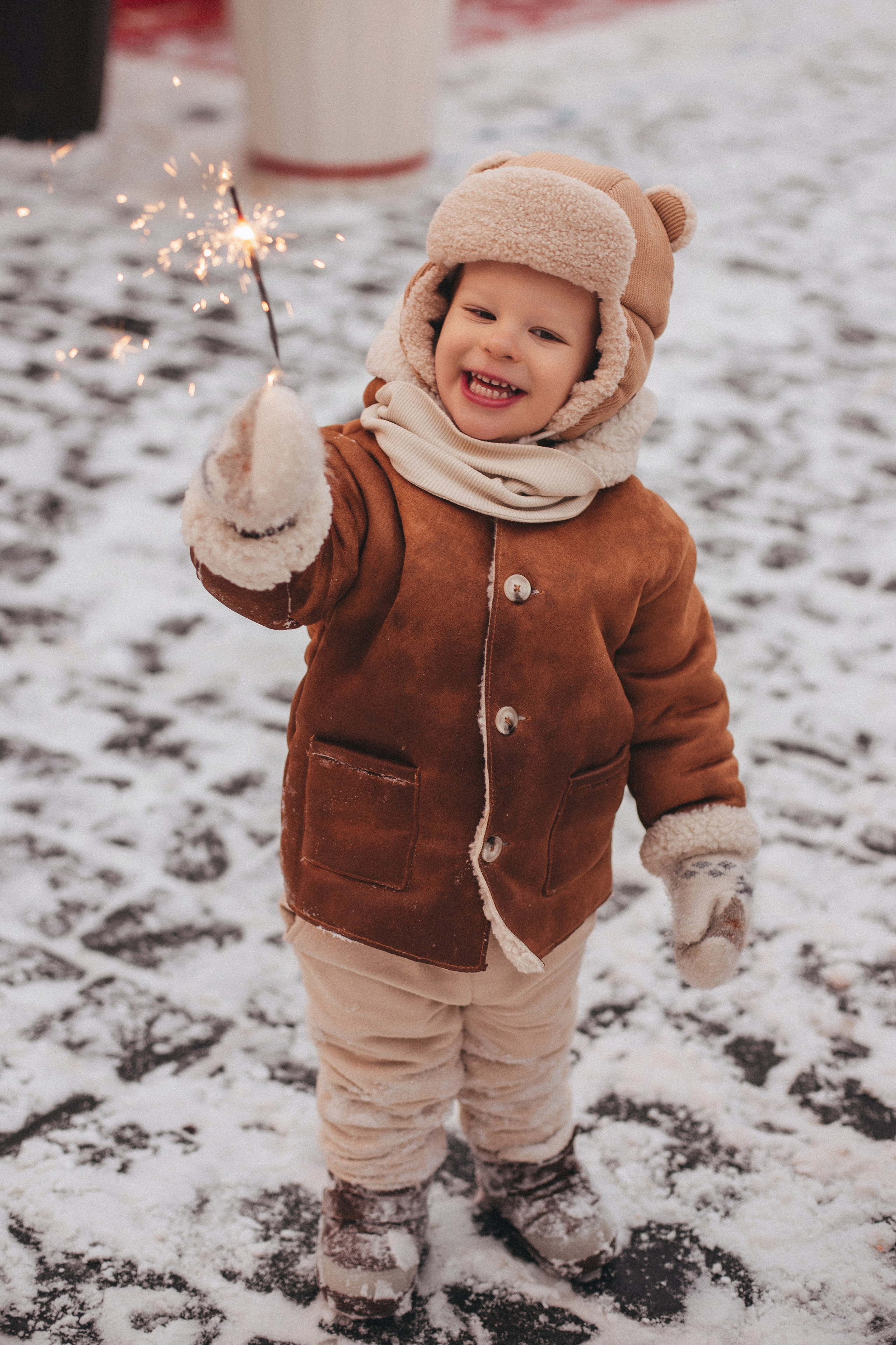 На новогодней ярмарке. Семейный фотограф в Москве