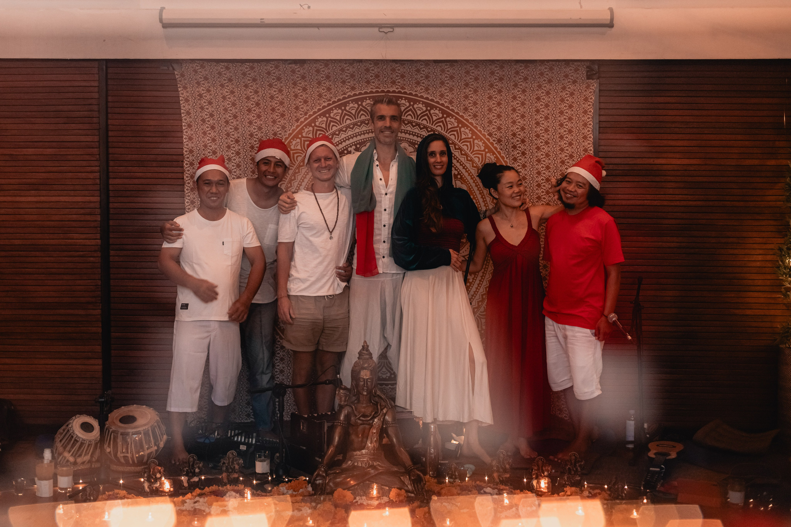 Christmas kirtan w Bhakti Bliss family. Mariam Bagdasaryan