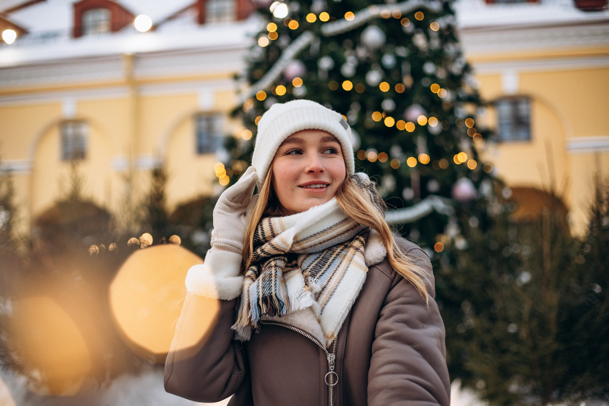 Александра в декабре. Фотопрогулка в Петербурге. Индивидуальный и семейный фотограф в Санкт-Петербурге