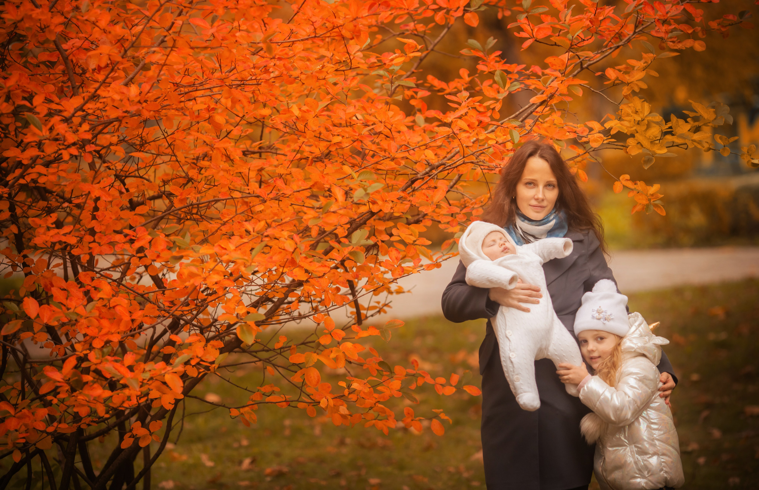 Осенняя семейная фотосессия. צלם ואמן ילדים ומשפחה