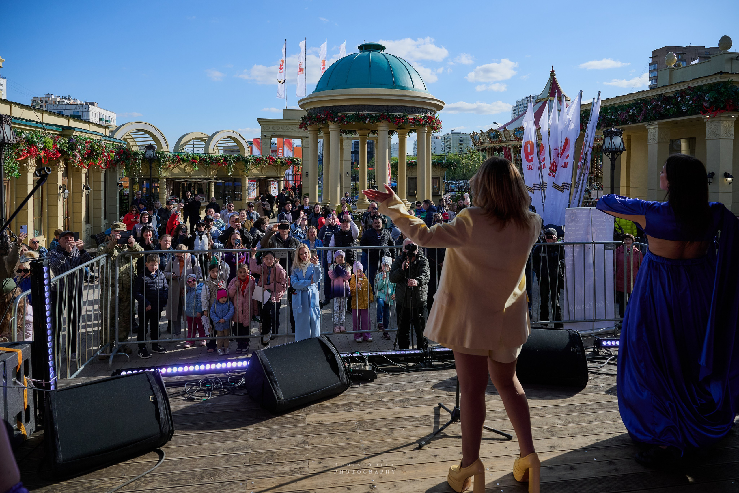 Московская весна Победы. Фотограф Роман Адлер