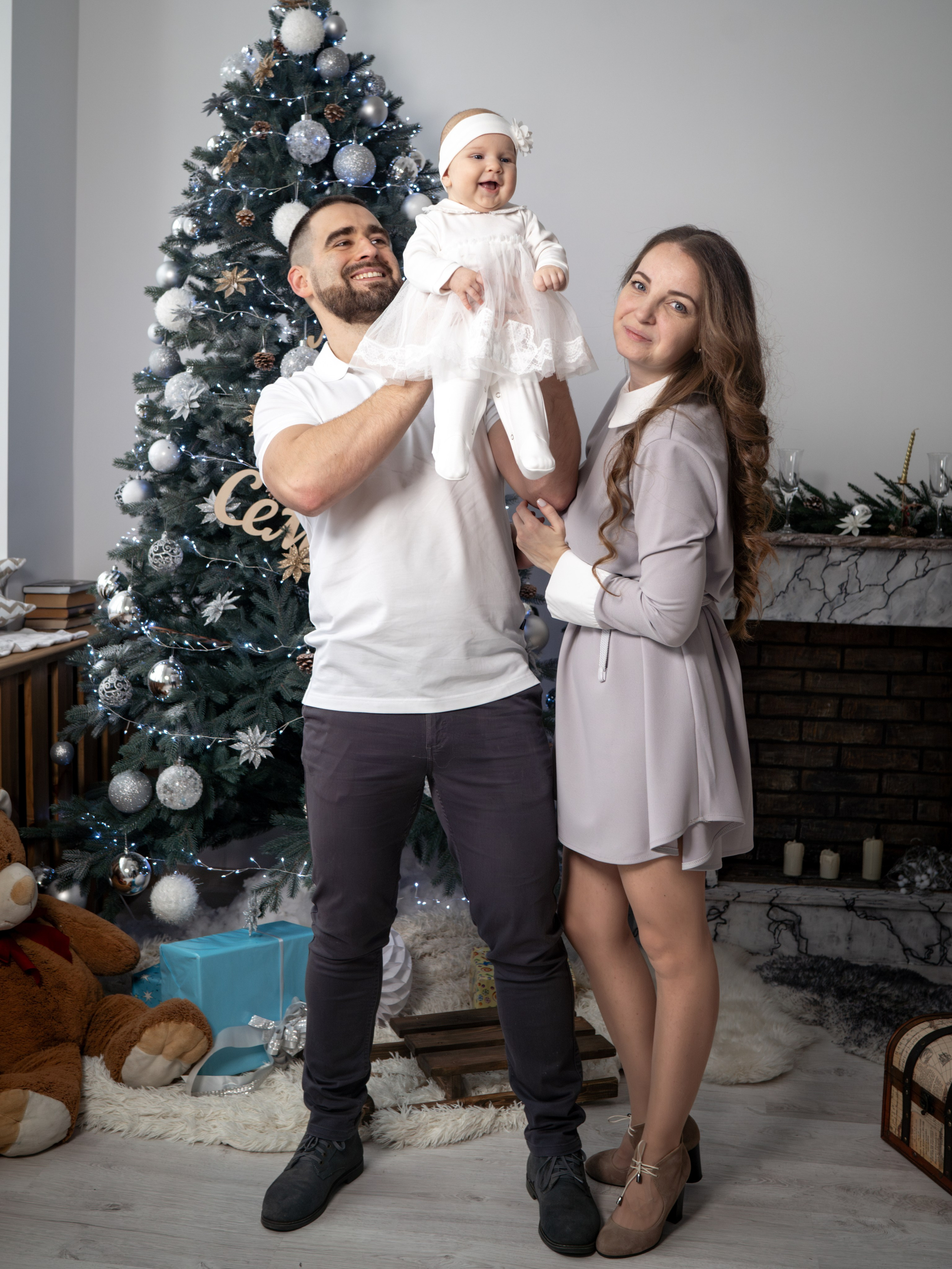 С самоедской лайкой. Фотограф Зинаида Евдокимова