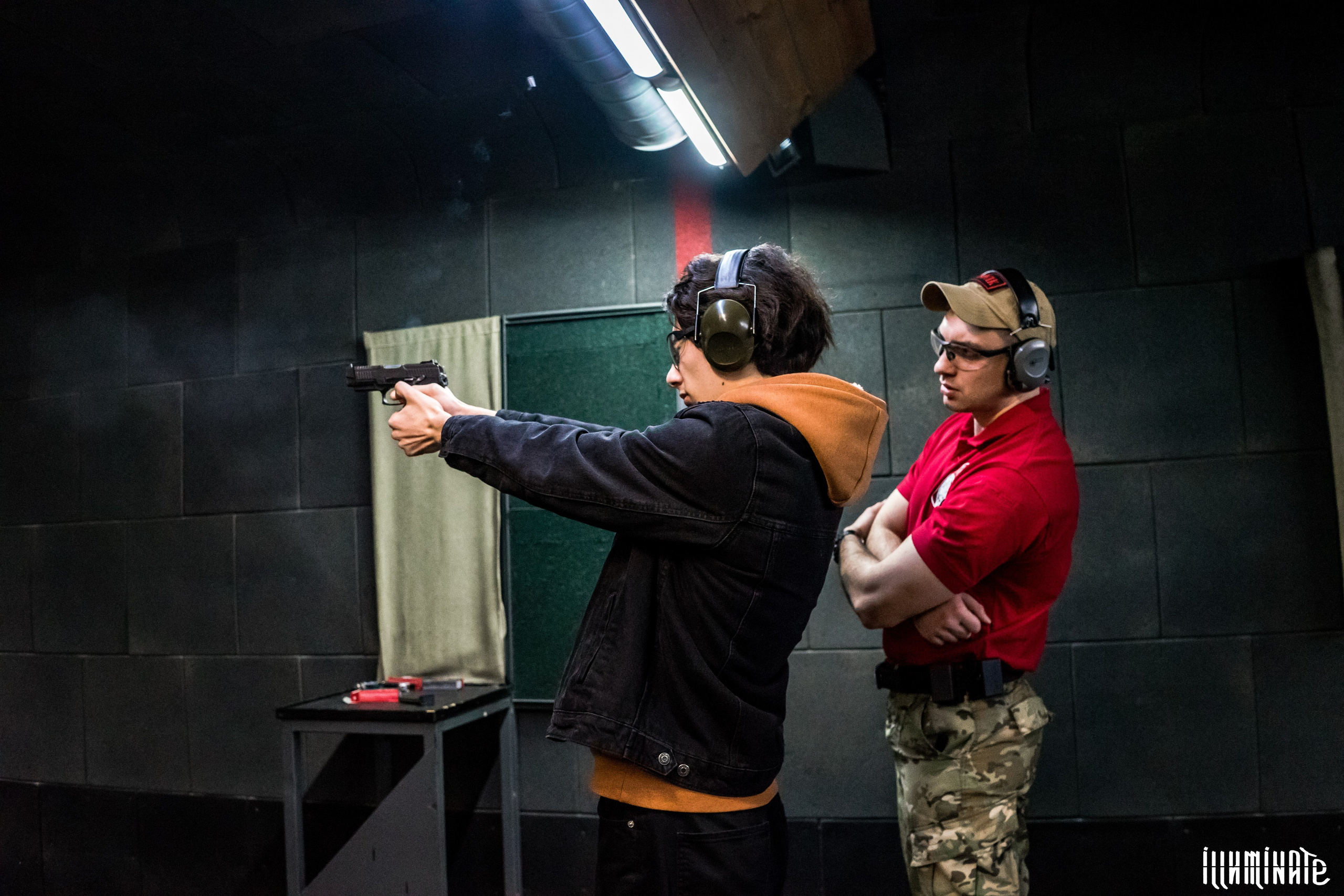 Стрелковый клуб ВОЛК. Фотограф в Воронеже Ольга Космодемьянская