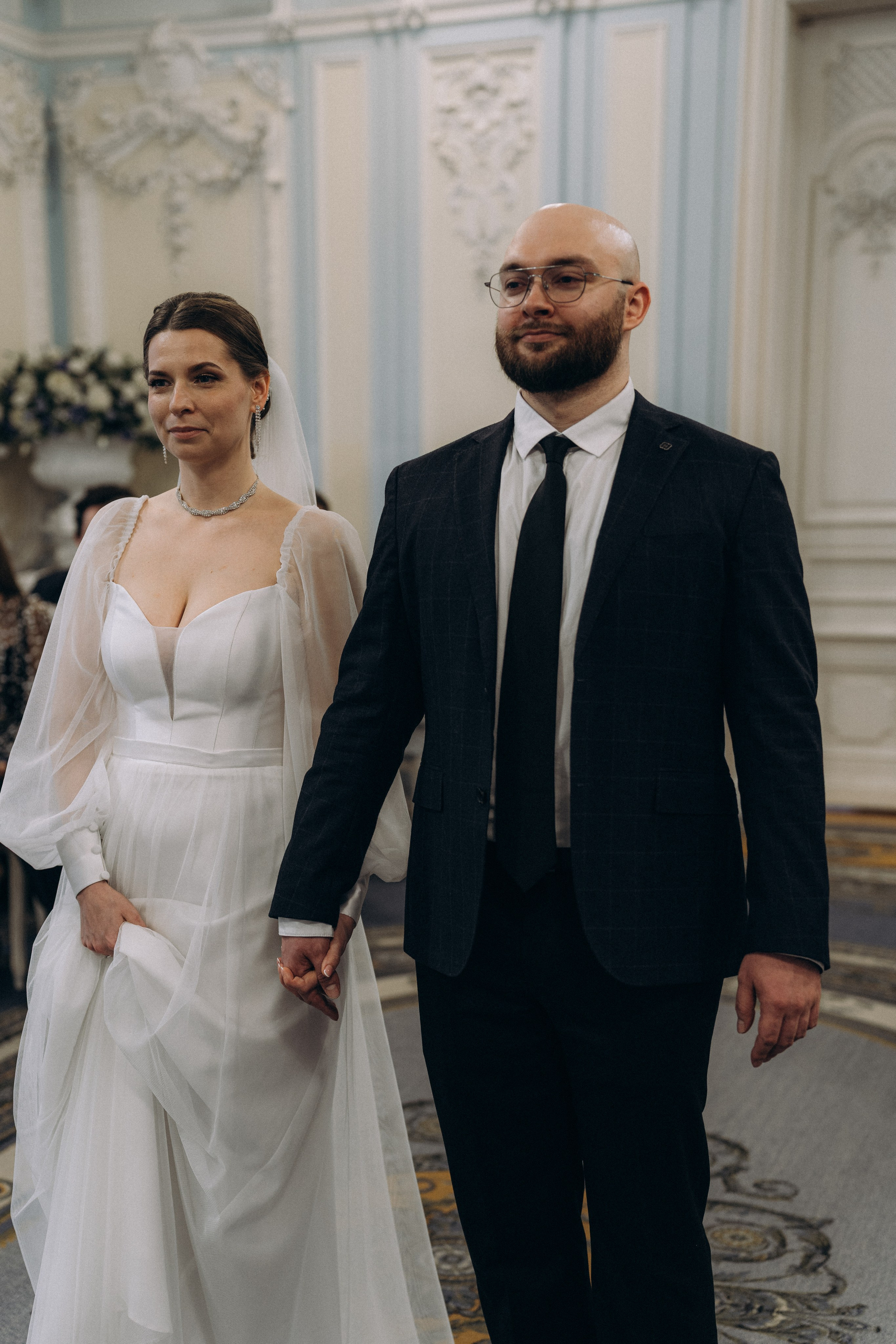 СВАДЕБНАЯ СЬЕМКА ВО ВТОРОМ ДВОРЦЕ (ДЕКАБРЬ) ТАКЖЕ СЬЕМКА В СТУДИИ НА ЧЕРНЫШЕВСКОЙ. Профессиональный фотограф, Санкт-Петербург — Виктория Богомолова