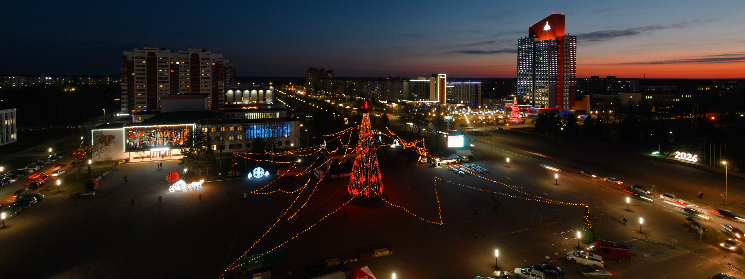 Новогодние украшения 2026. Фотограф Олег Юршевич Солигорск Минск