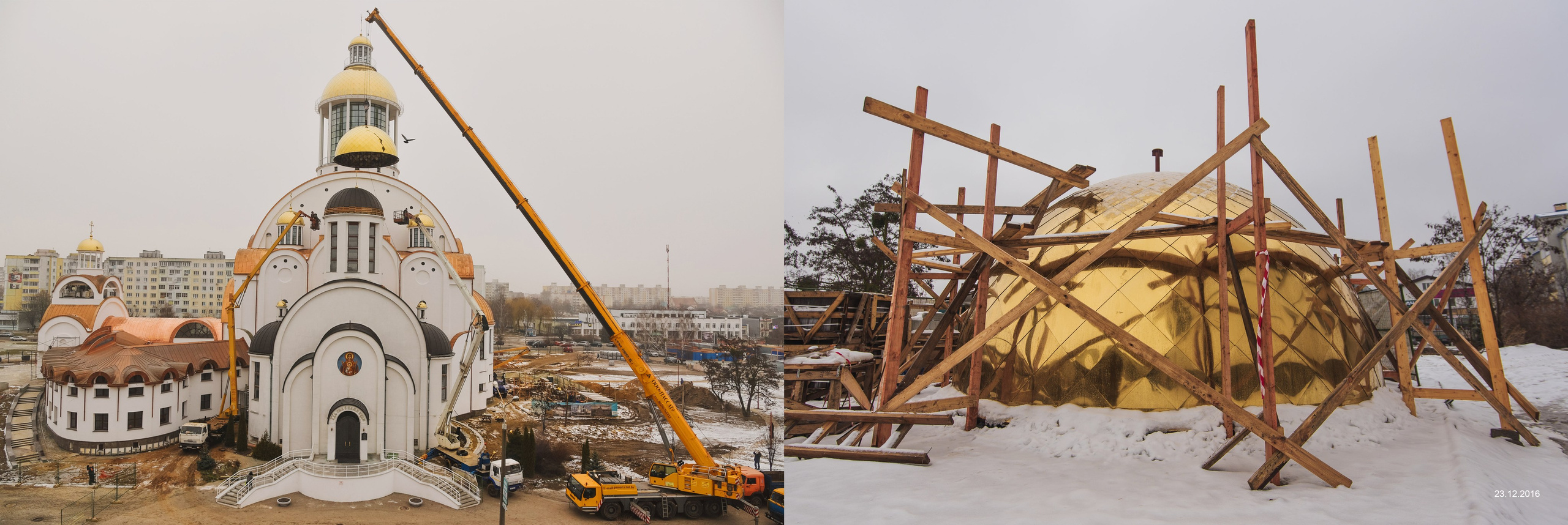 Кафедральный собор Рождества Христова в г. Солигорске. Фотограф Олег Юршевич Солигорск Минск