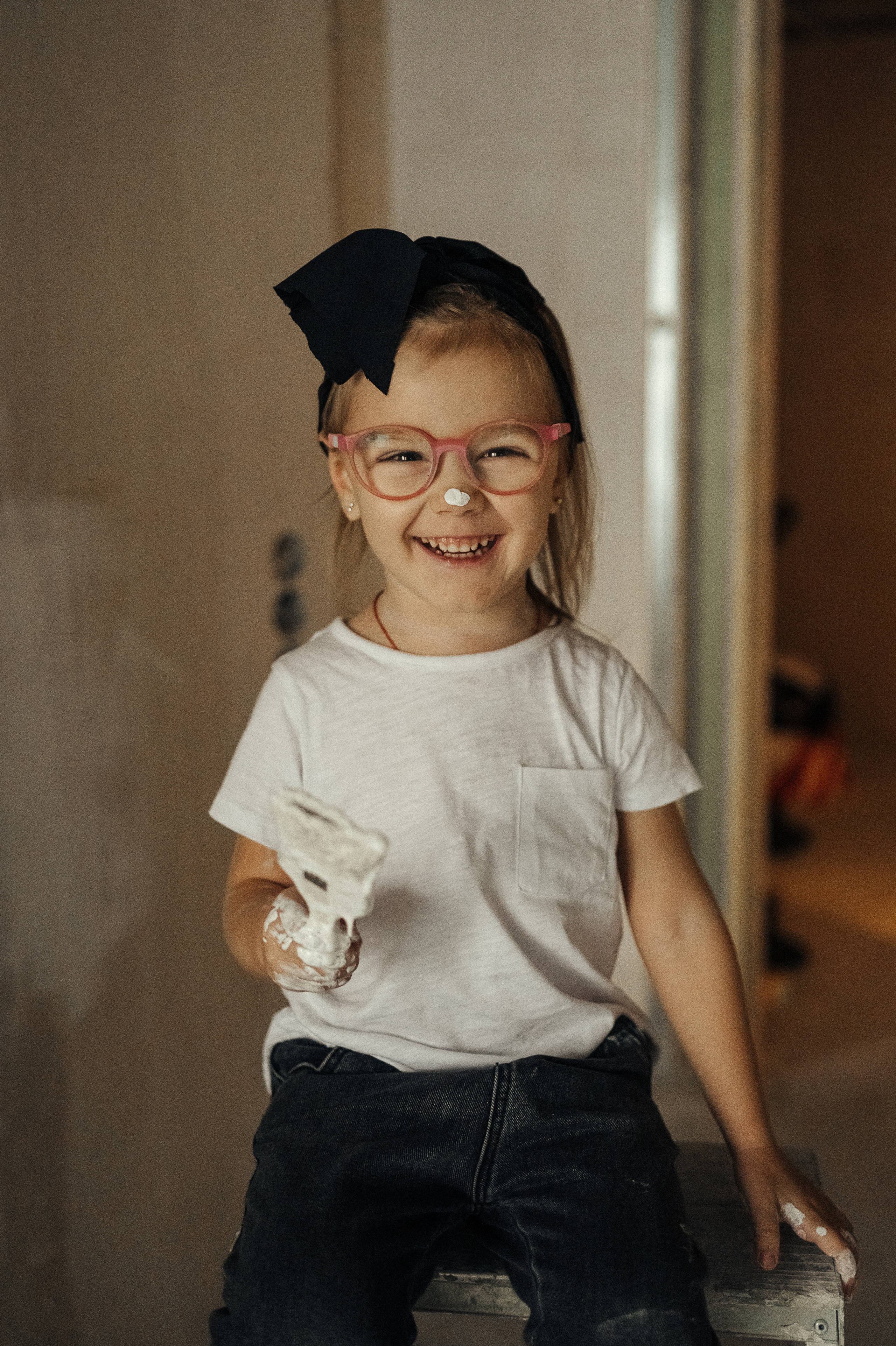 Идея для домашней съёмки, ремонт. Фотограф и видеограф в Санкт-Петербурге Полина Янушко. Съёмка родов