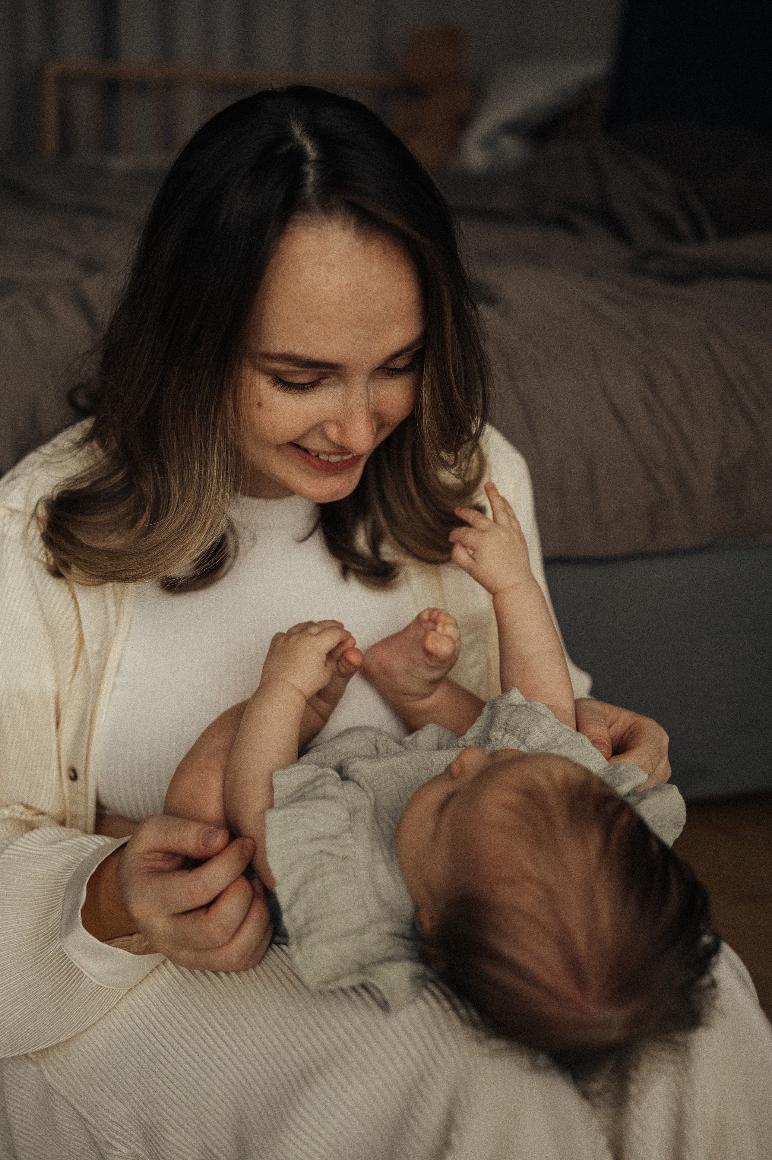 Домашняя фотосессия. Фотограф и видеограф в Санкт-Петербурге Полина Янушко. Съёмка родов