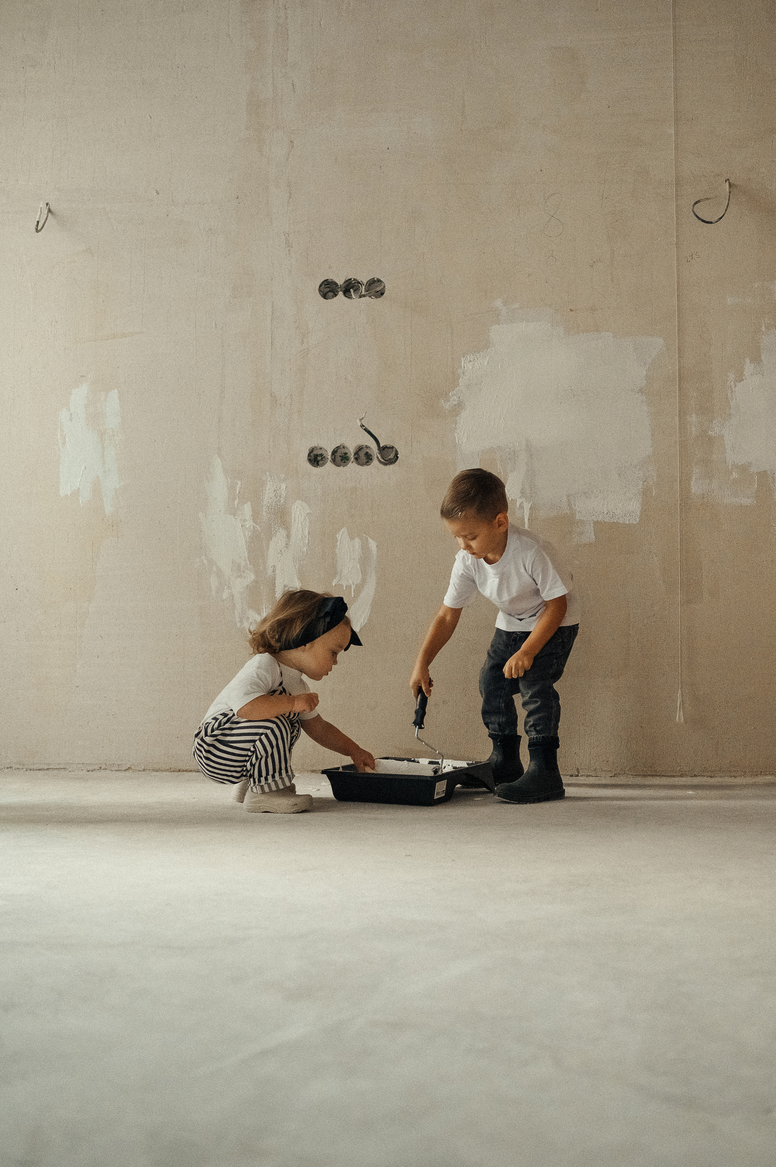 Идея для домашней съёмки, ремонт. Фотограф и видеограф в Санкт-Петербурге Полина Янушко. Съёмка родов