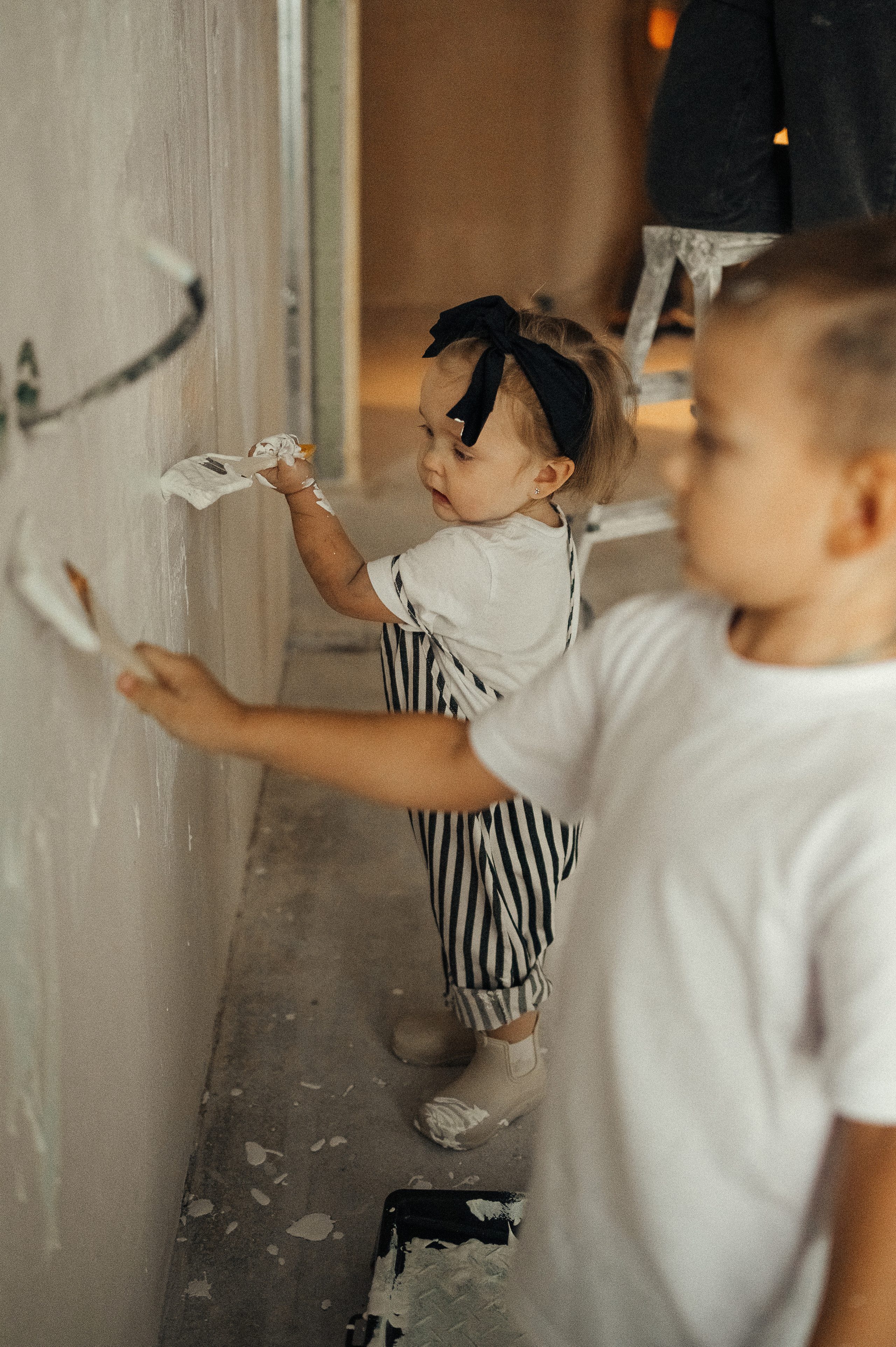 Идея для домашней съёмки, ремонт. Фотограф и видеограф в Санкт-Петербурге Полина Янушко. Съёмка родов