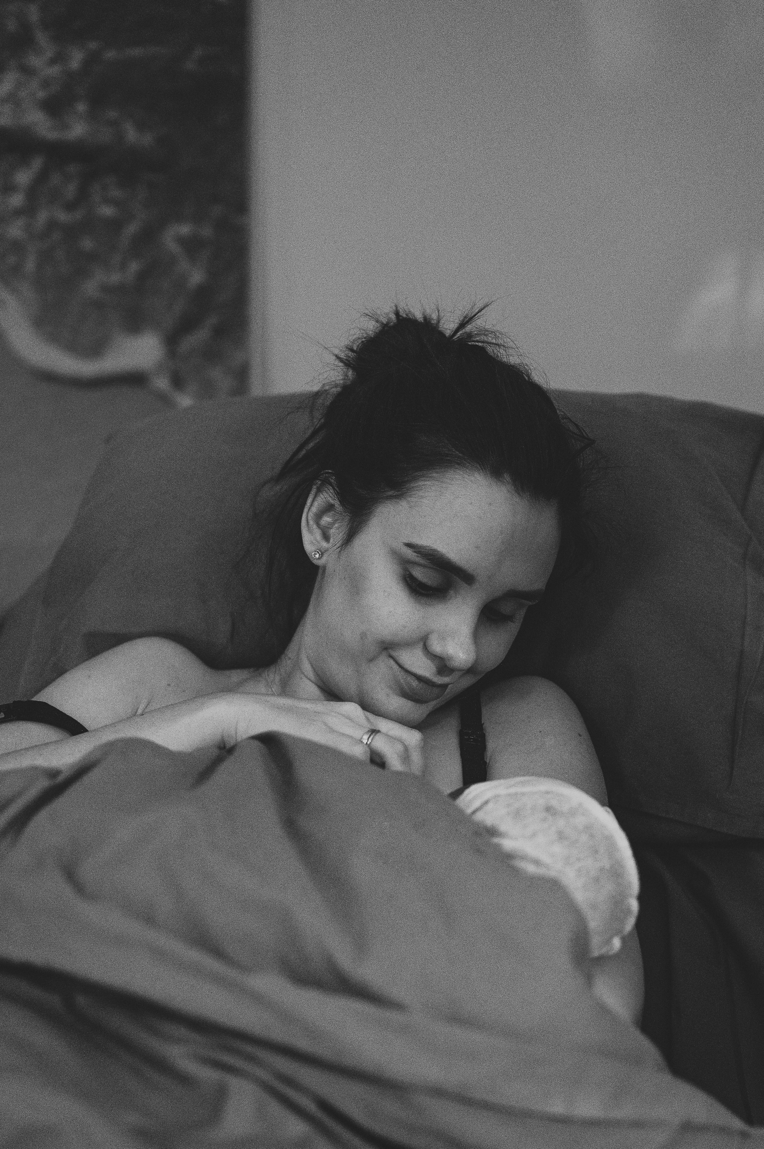 Съёмка родов, рождение ребёнка, мягкие роды. Фотограф и видеограф в Санкт-Петербурге Полина Янушко. Съёмка родов