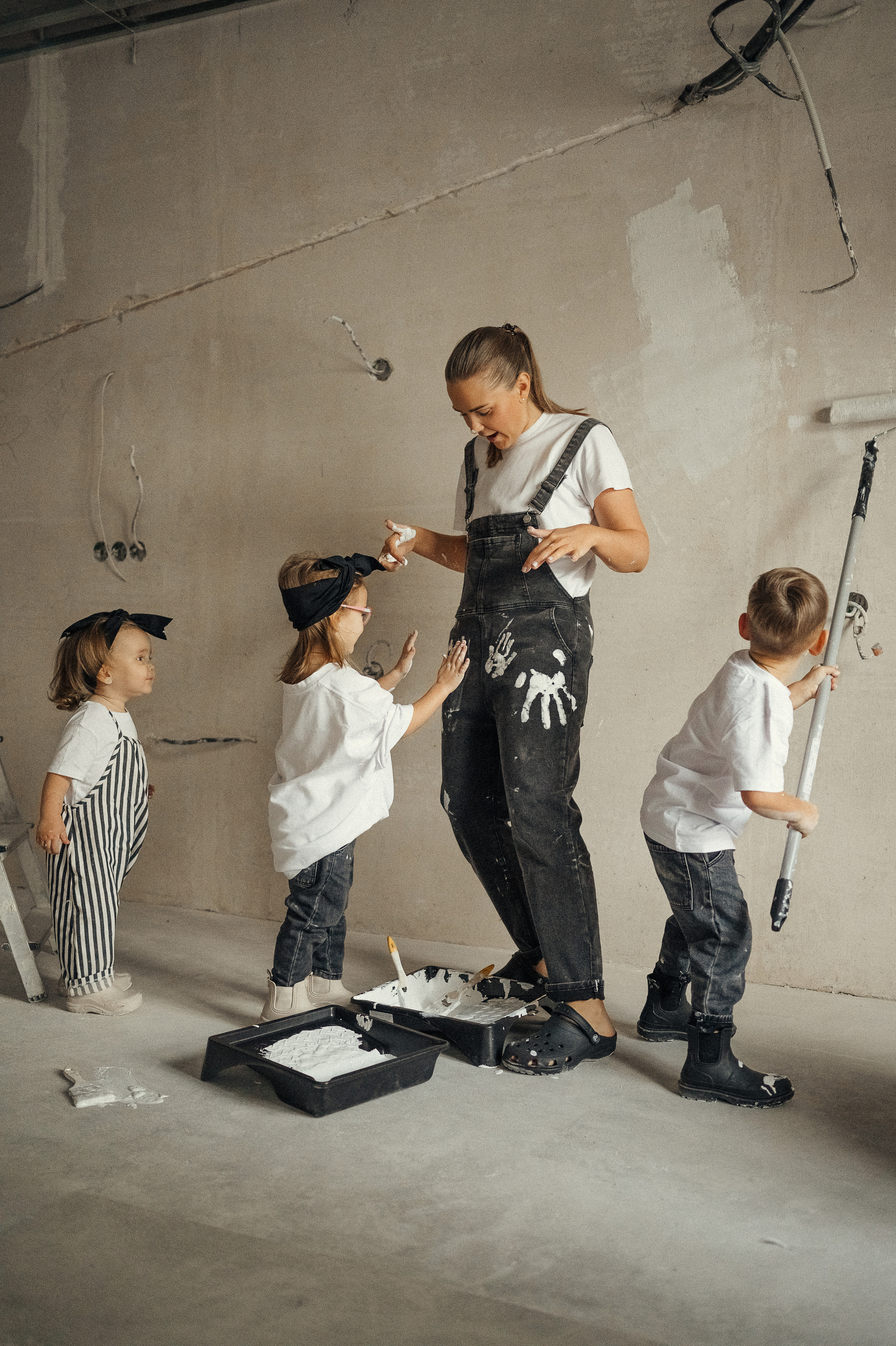 Идея для домашней съёмки, ремонт. Фотограф и видеограф в Санкт-Петербурге Полина Янушко. Съёмка родов