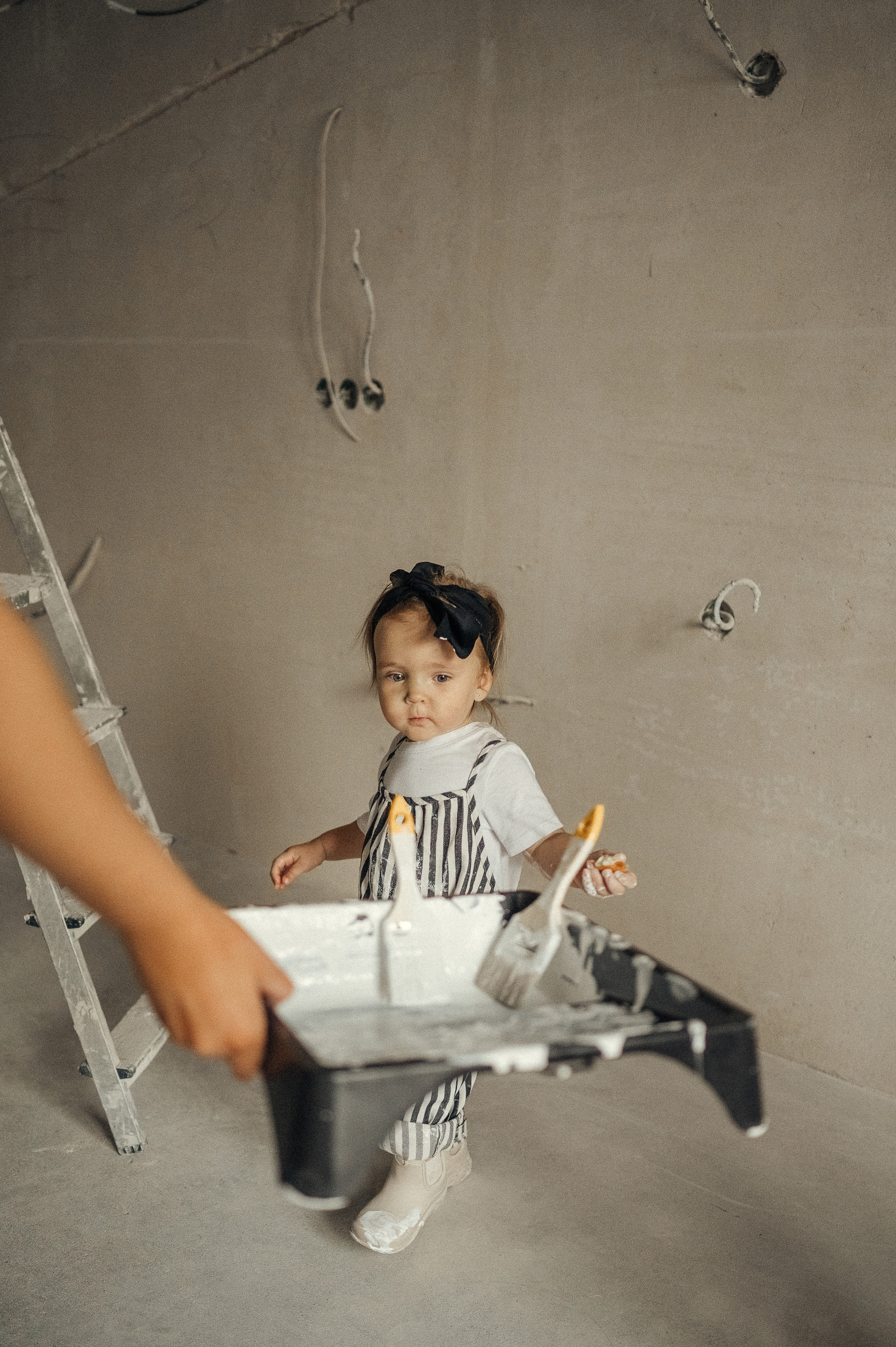 Идея для домашней съёмки, ремонт. Фотограф и видеограф в Санкт-Петербурге Полина Янушко. Съёмка родов