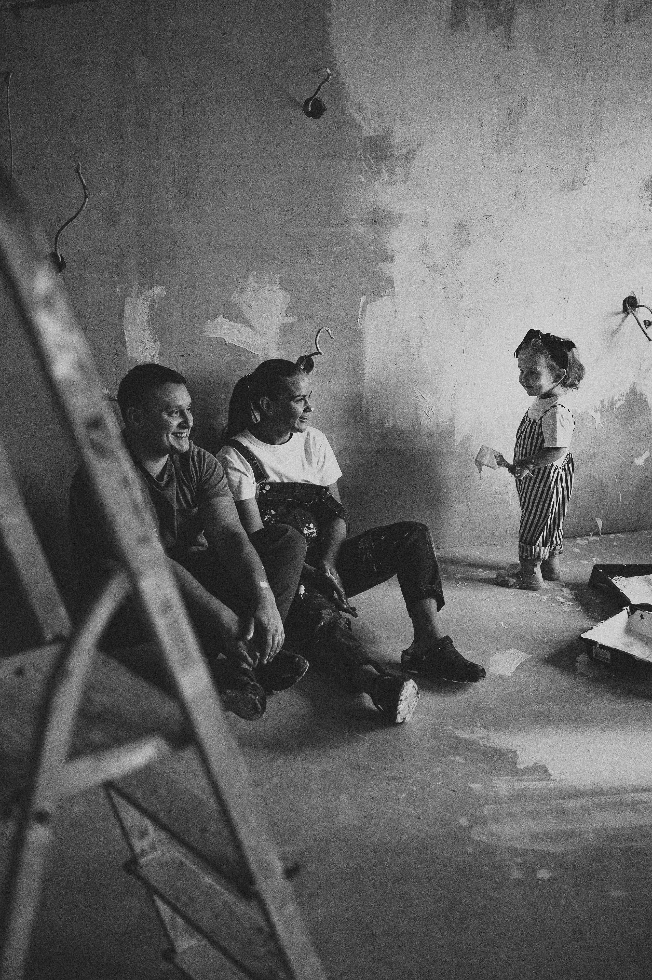 Идея для домашней съёмки, ремонт. Фотограф и видеограф в Санкт-Петербурге Полина Янушко. Съёмка родов