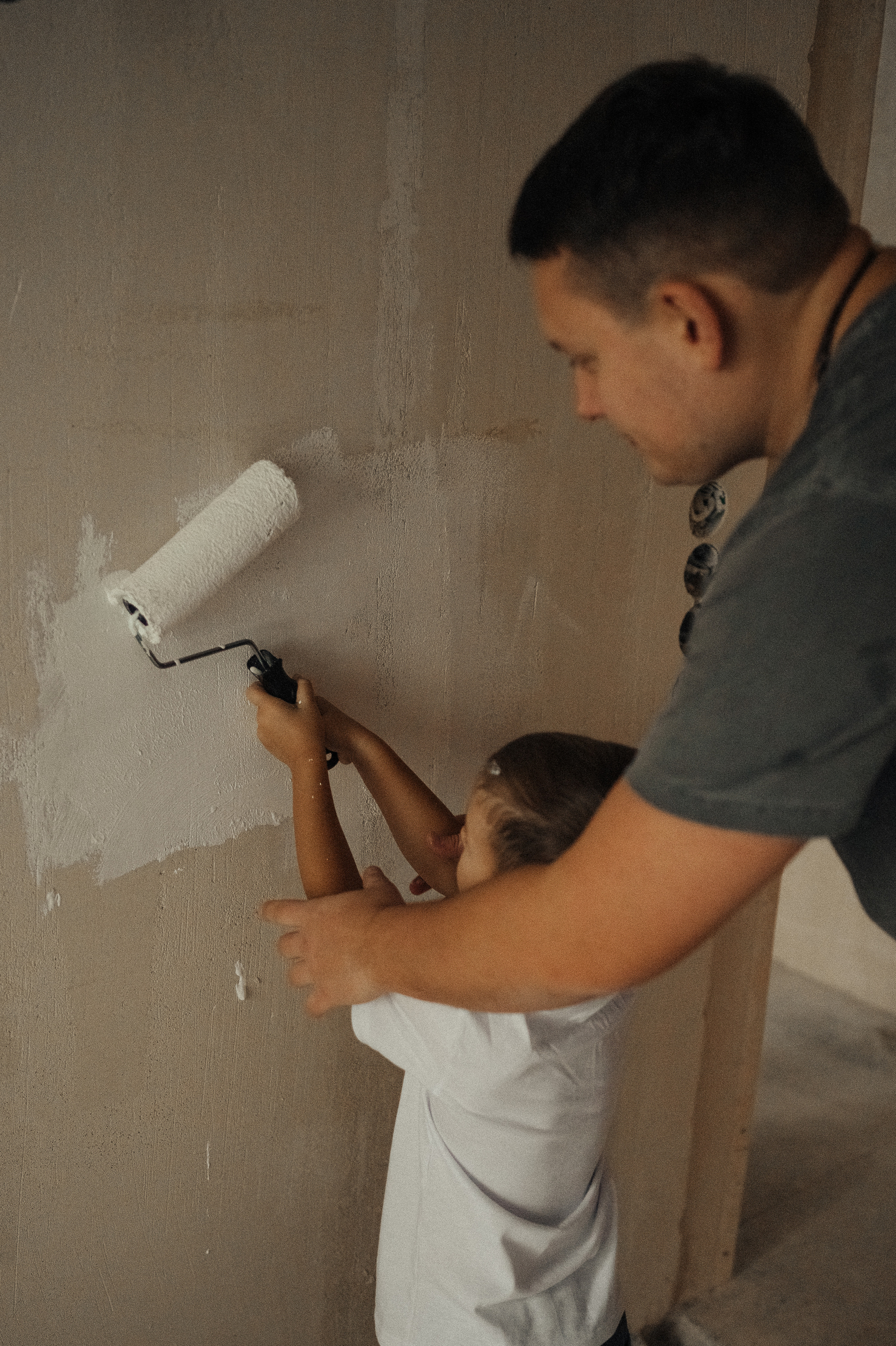 Идея для домашней съёмки, ремонт. Фотограф и видеограф в Санкт-Петербурге Полина Янушко. Съёмка родов