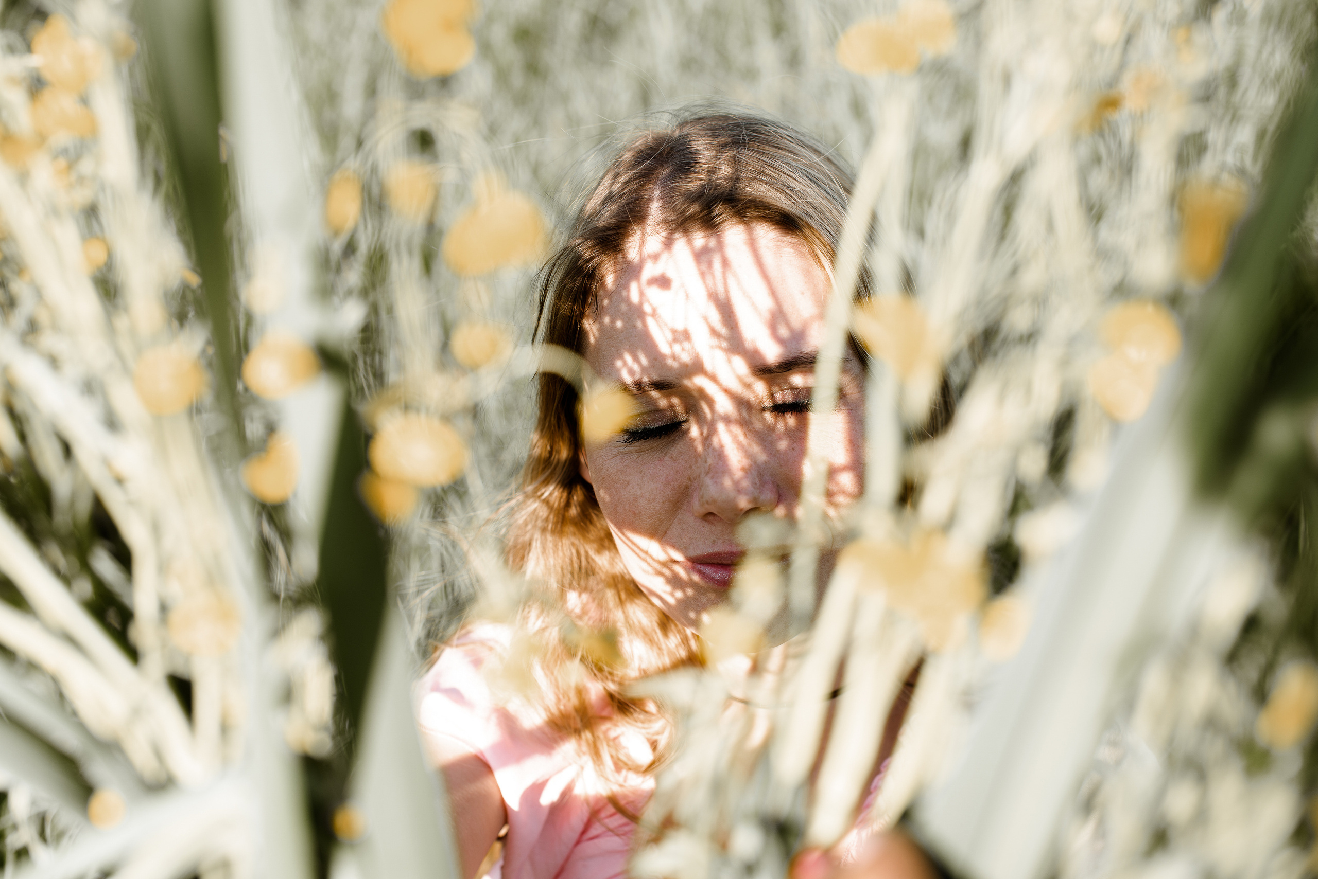 Фотосессия с луговыми цветами. Свадебный и семейный фотограф Барнаул Новоалтайск
