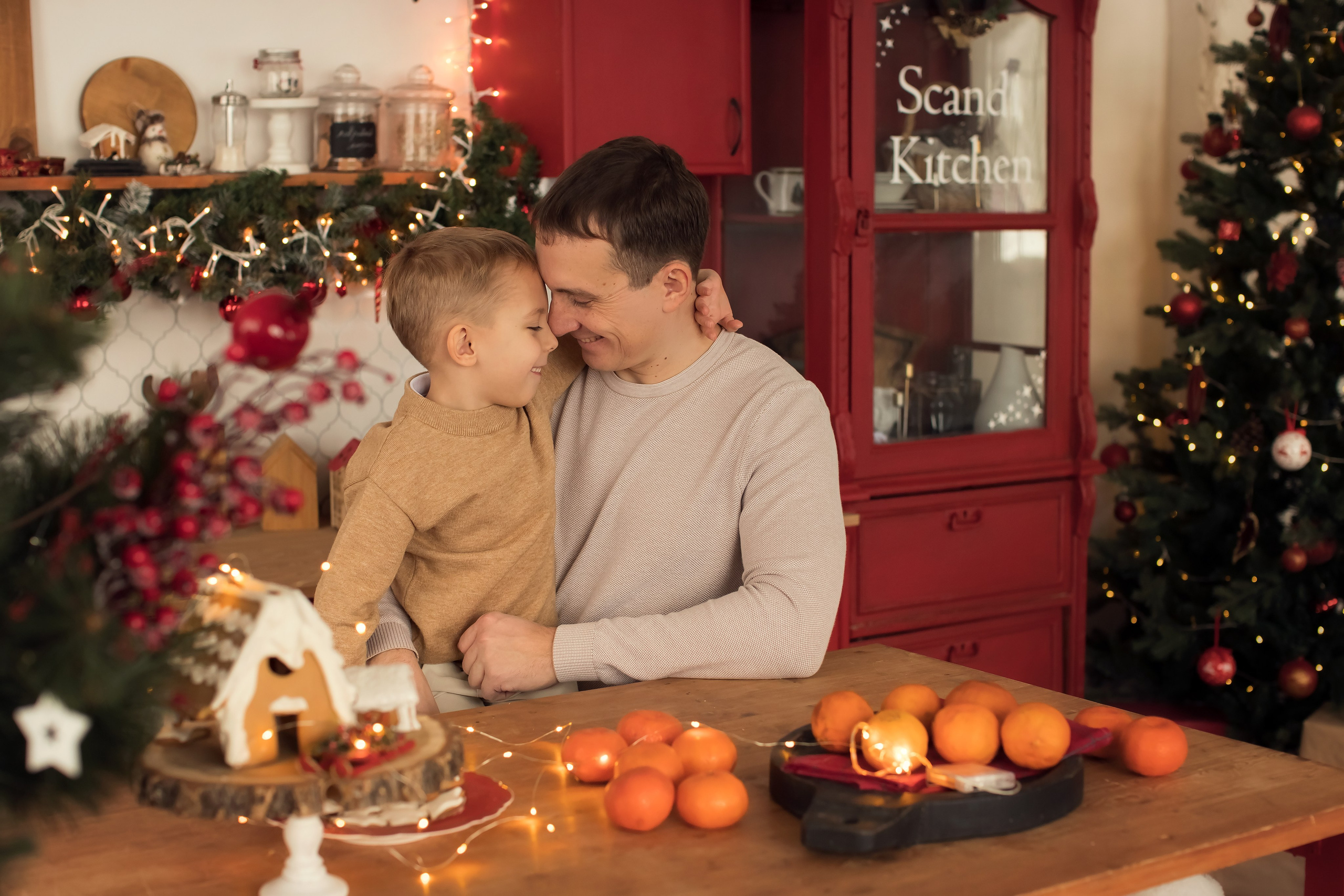 Новогодние объятия. Семейный и детский фотограф в Саратове Полина Коткина