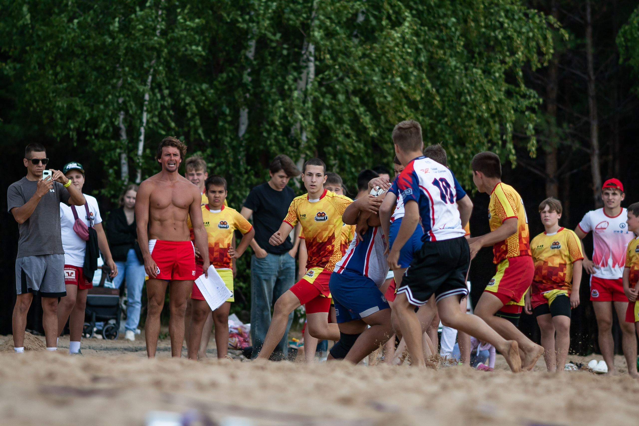 «Кубок «Молота» по пляжному Регби. Фотография