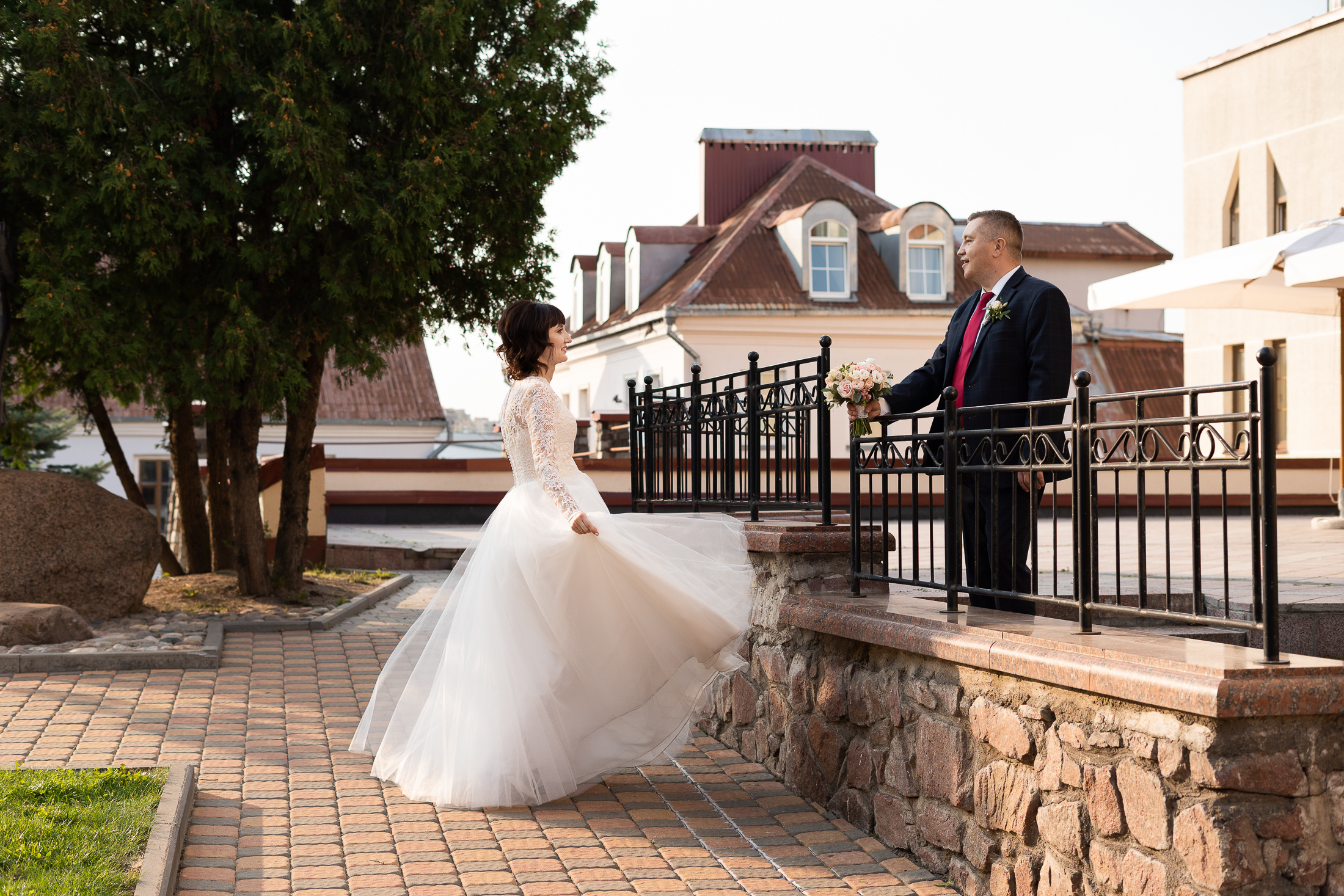 Свадебная прогулка в Минске. Портретный и свадебный фотограф в Минске и в Беларуси Ольга Роговская