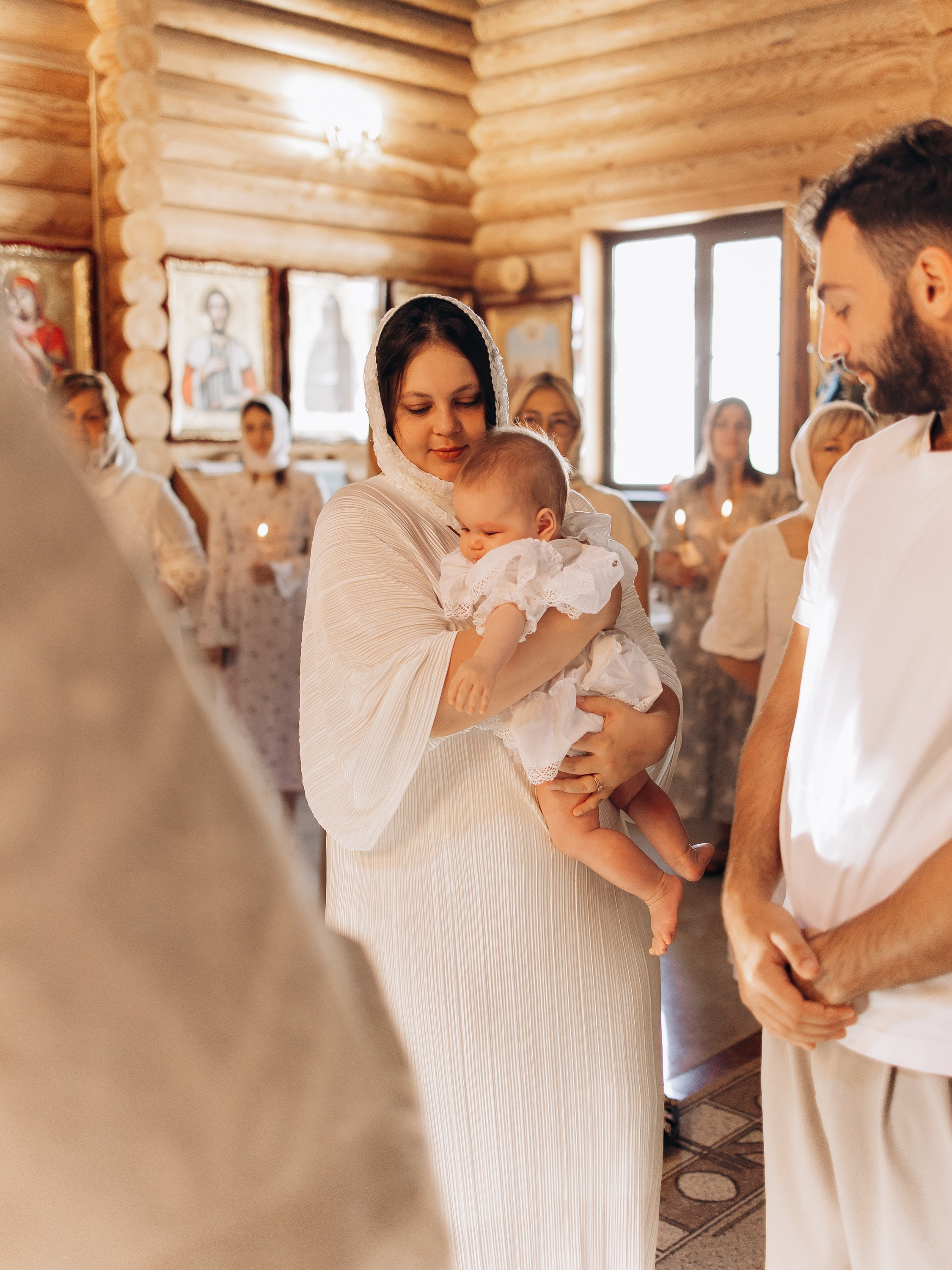 Таинство Крещения Татии. Семейный фотограф в Краснодаре Храмова Анна