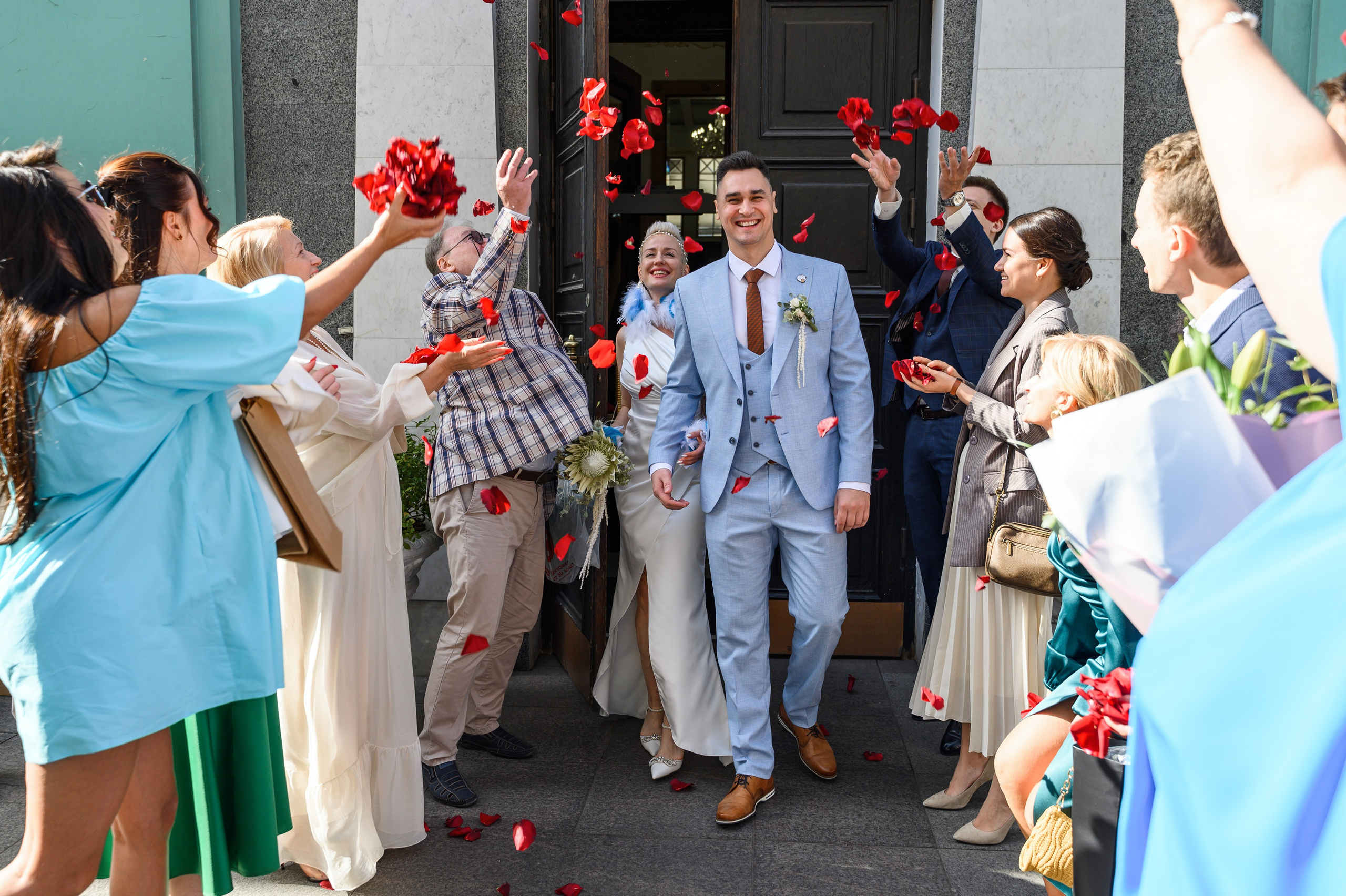 Свадебная фотосессия Дворец бракосочетания № 1. Свадебный фотограф Москва Юрий Кульман