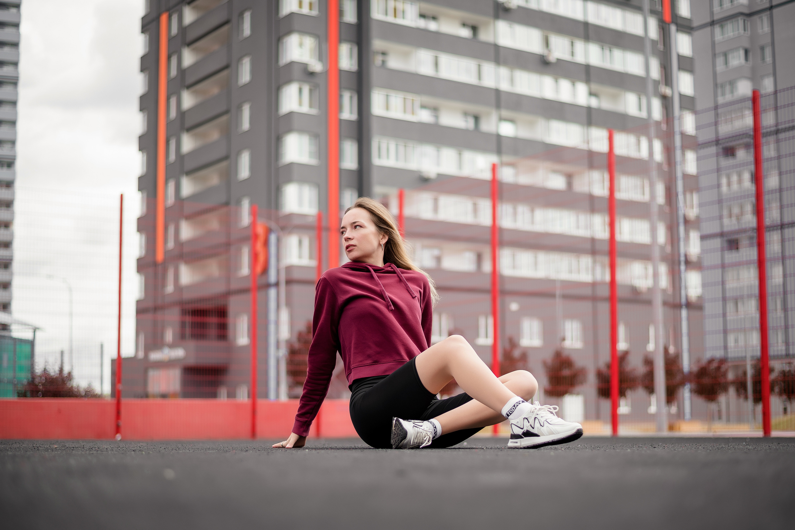 Наталья на спортивной площадке. Бжицких Виталий — фотограф г. Ульяновск