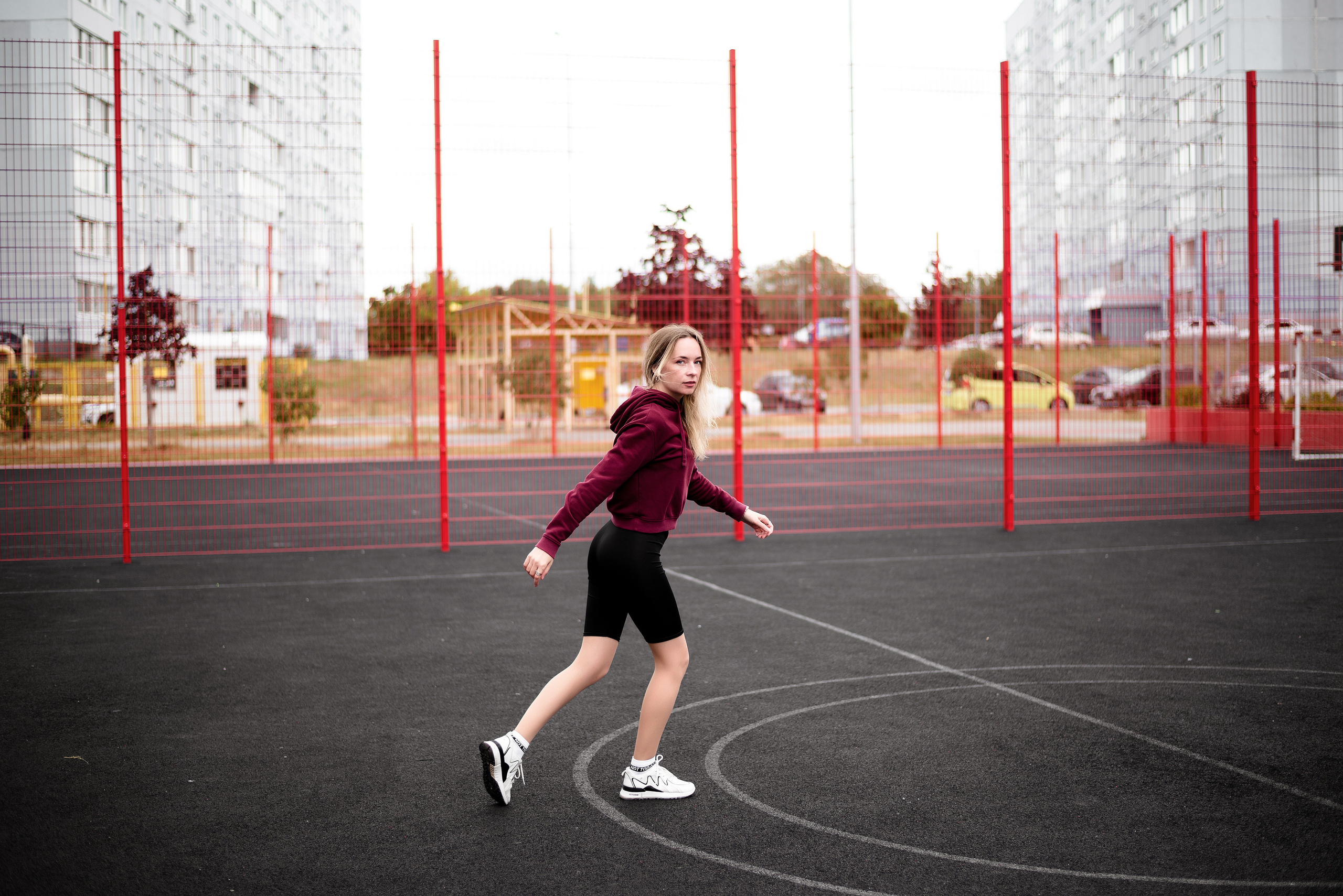 Наталья на спортивной площадке. Бжицких Виталий — фотограф г. Ульяновск