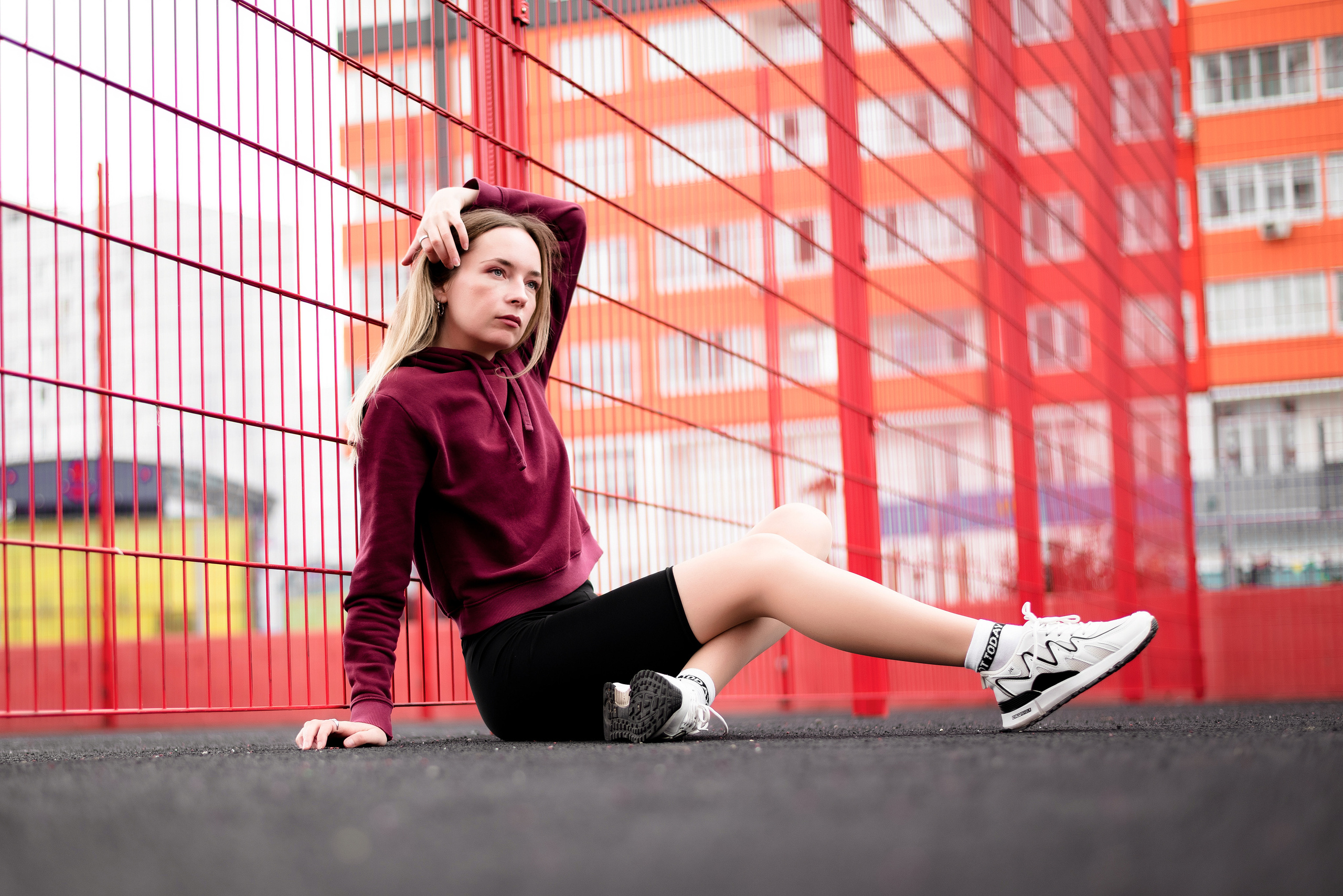 Наталья на спортивной площадке. Бжицких Виталий — фотограф г. Ульяновск