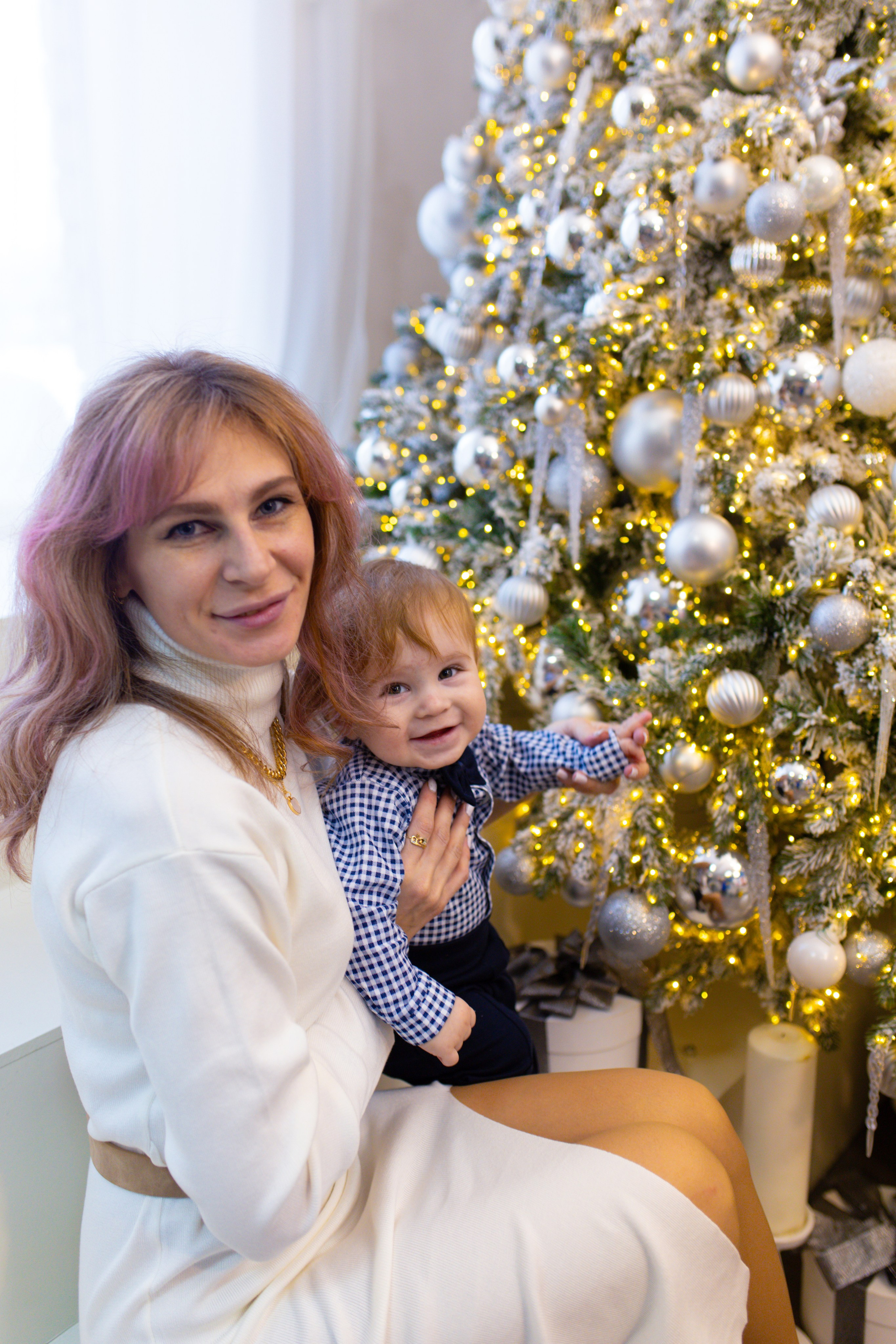 Семейная новогодняя фотосессия. Свадебный и семейный фотограф Виолетта в Липецке